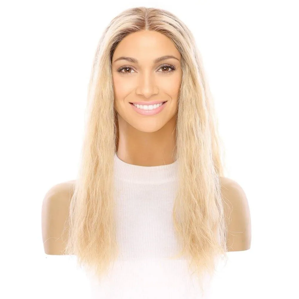 20" Divine Lace Top Wig Golden Blonde Wavy