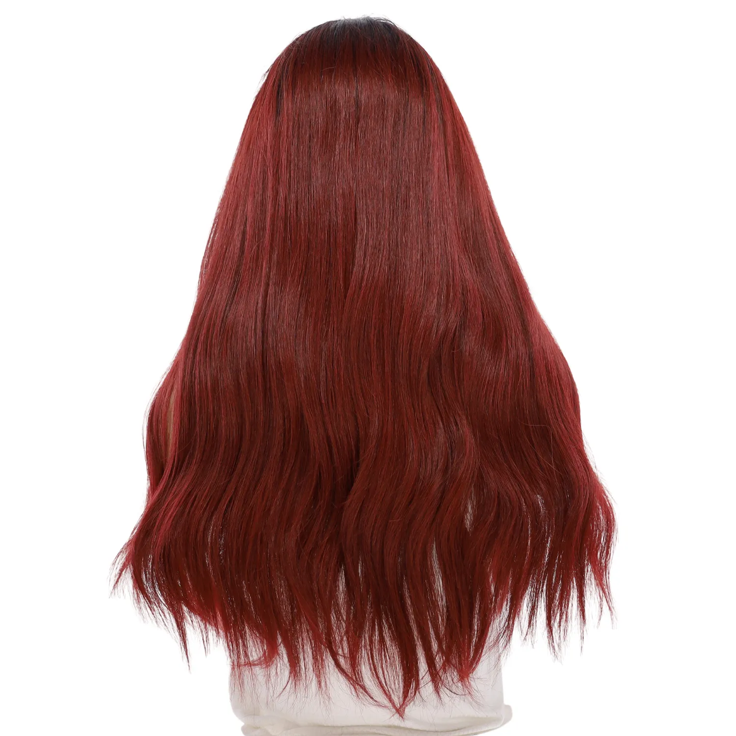 24" Divine Lace Top Wig Merlot Red