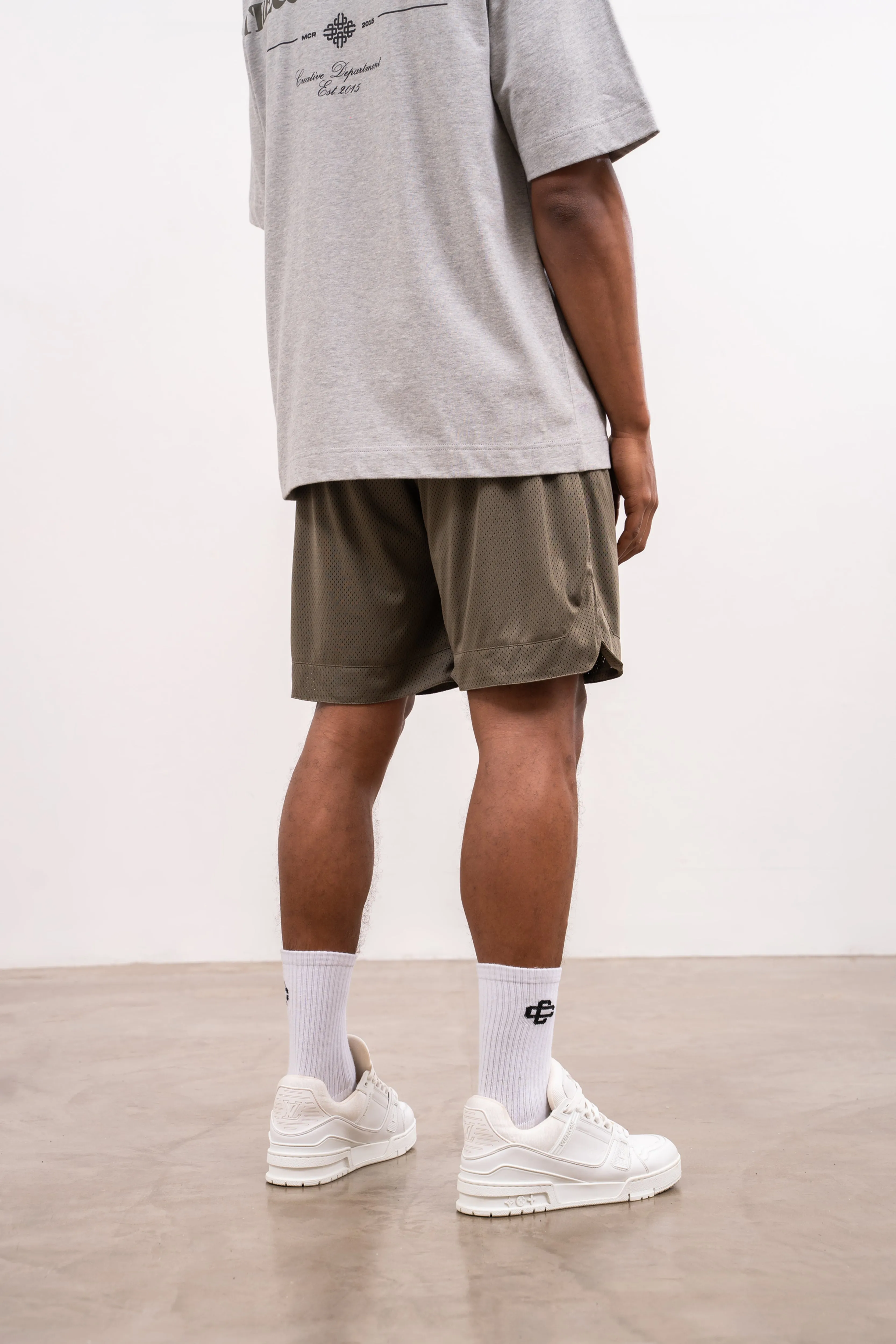 AIRTEX PANELLED SHORTS - KHAKI
