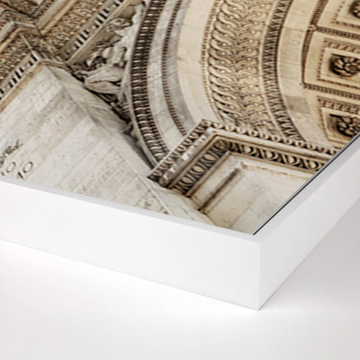 Arc De Triumphe By Guy Sargent - 72"X48" - White Maple - Framed Metal