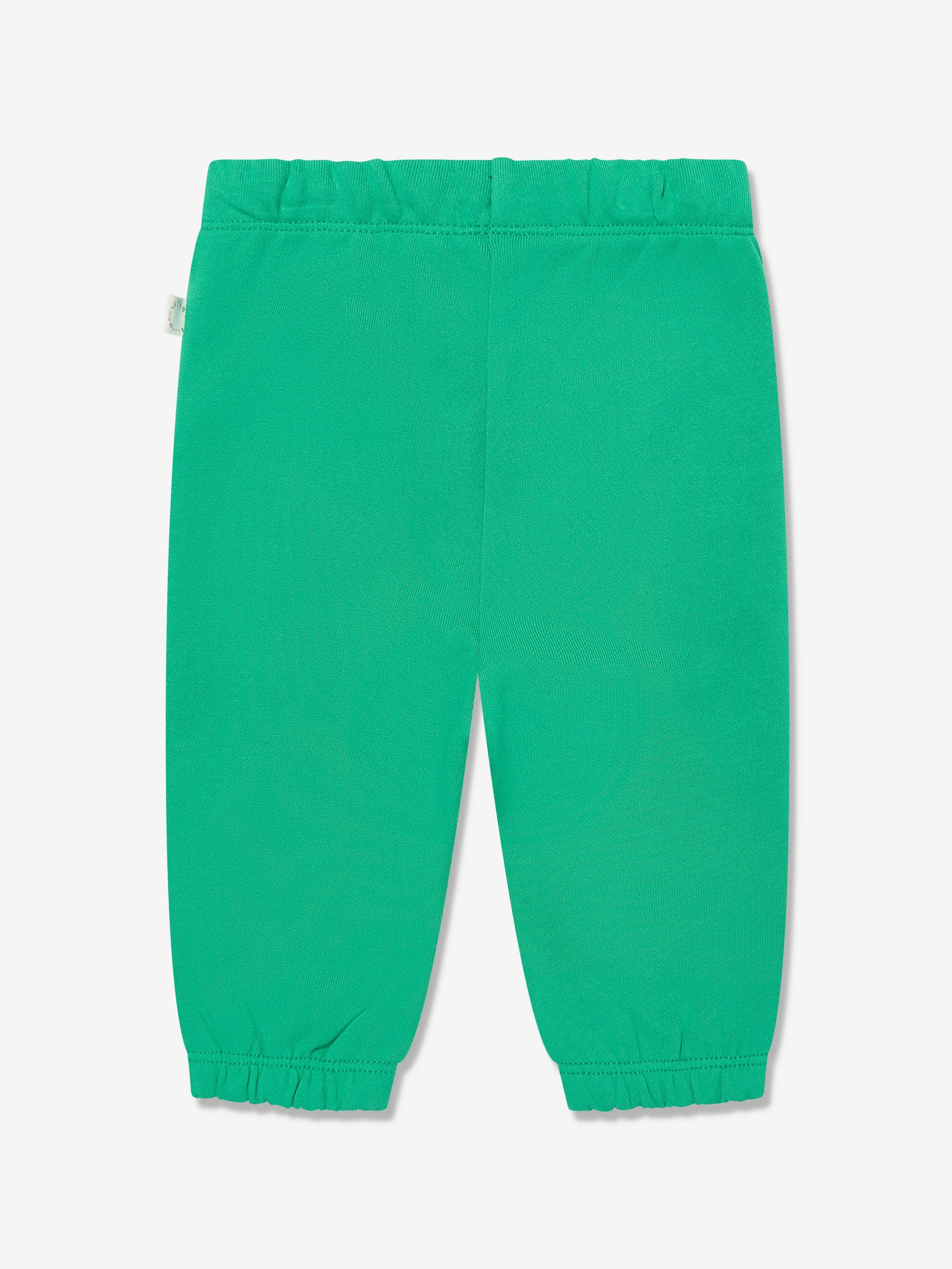 Baby Boys Frog Joggers in Green
