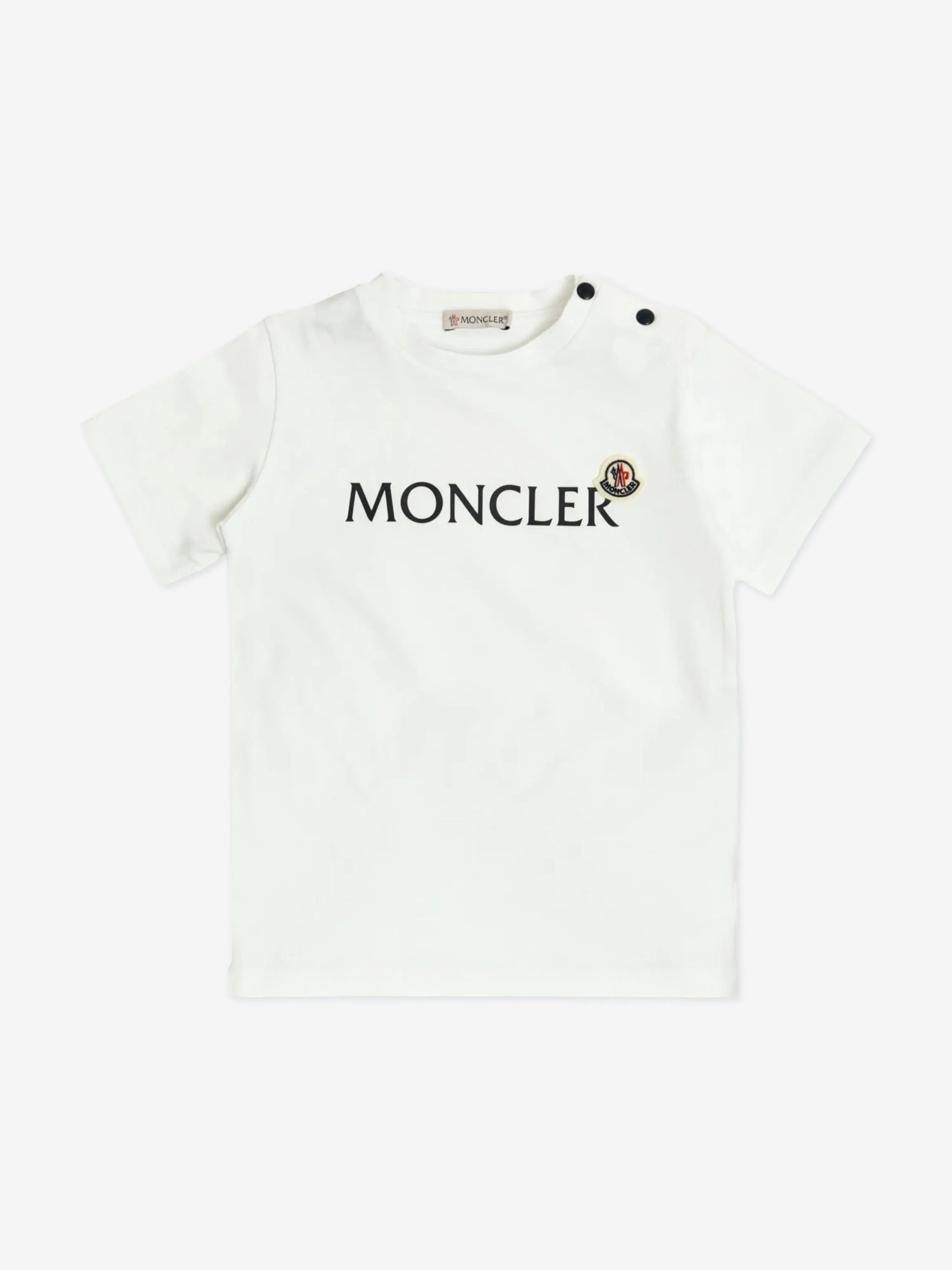 Baby Boys Logo Short Set in White