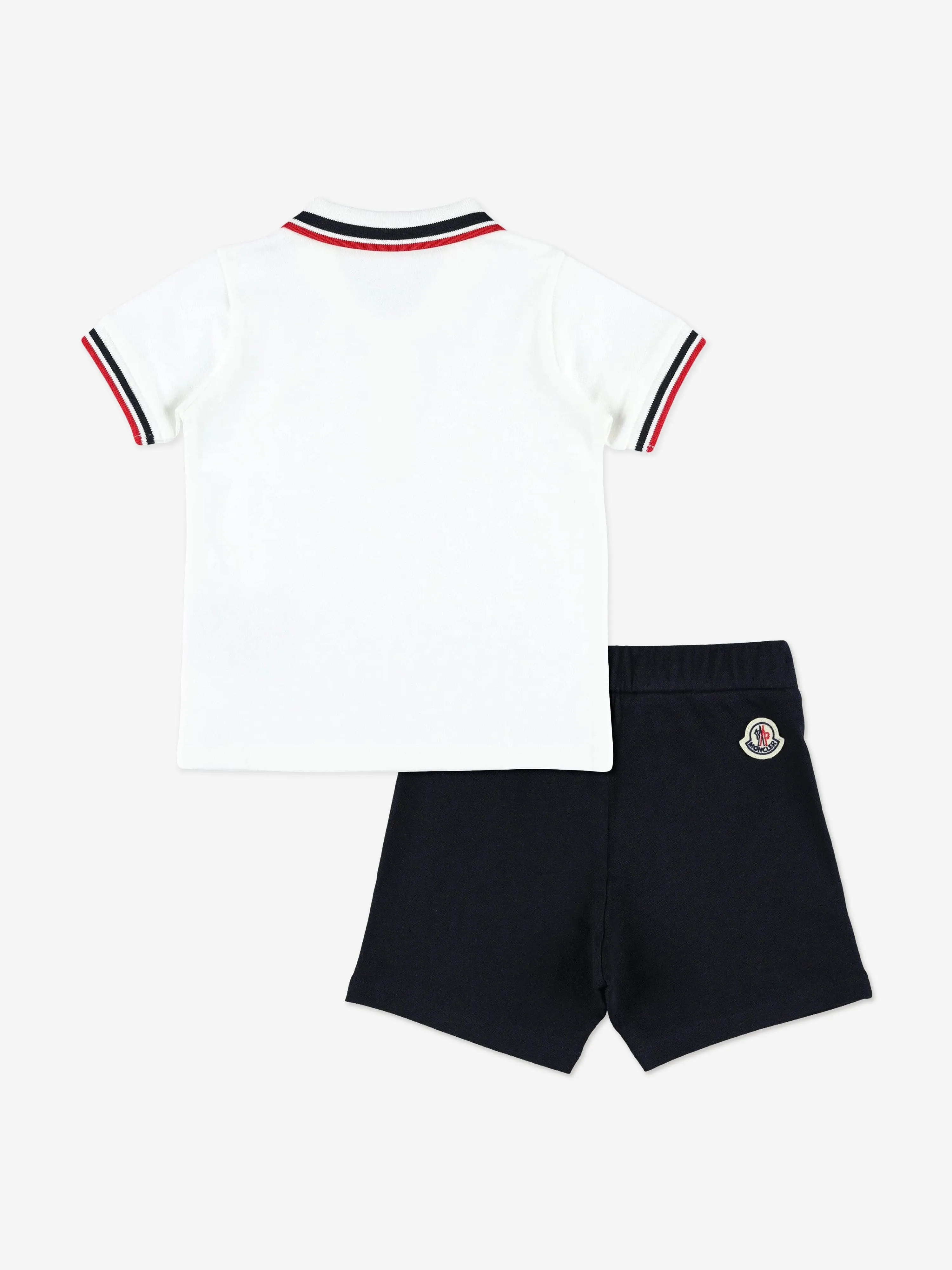 Baby Boys Short Set in White