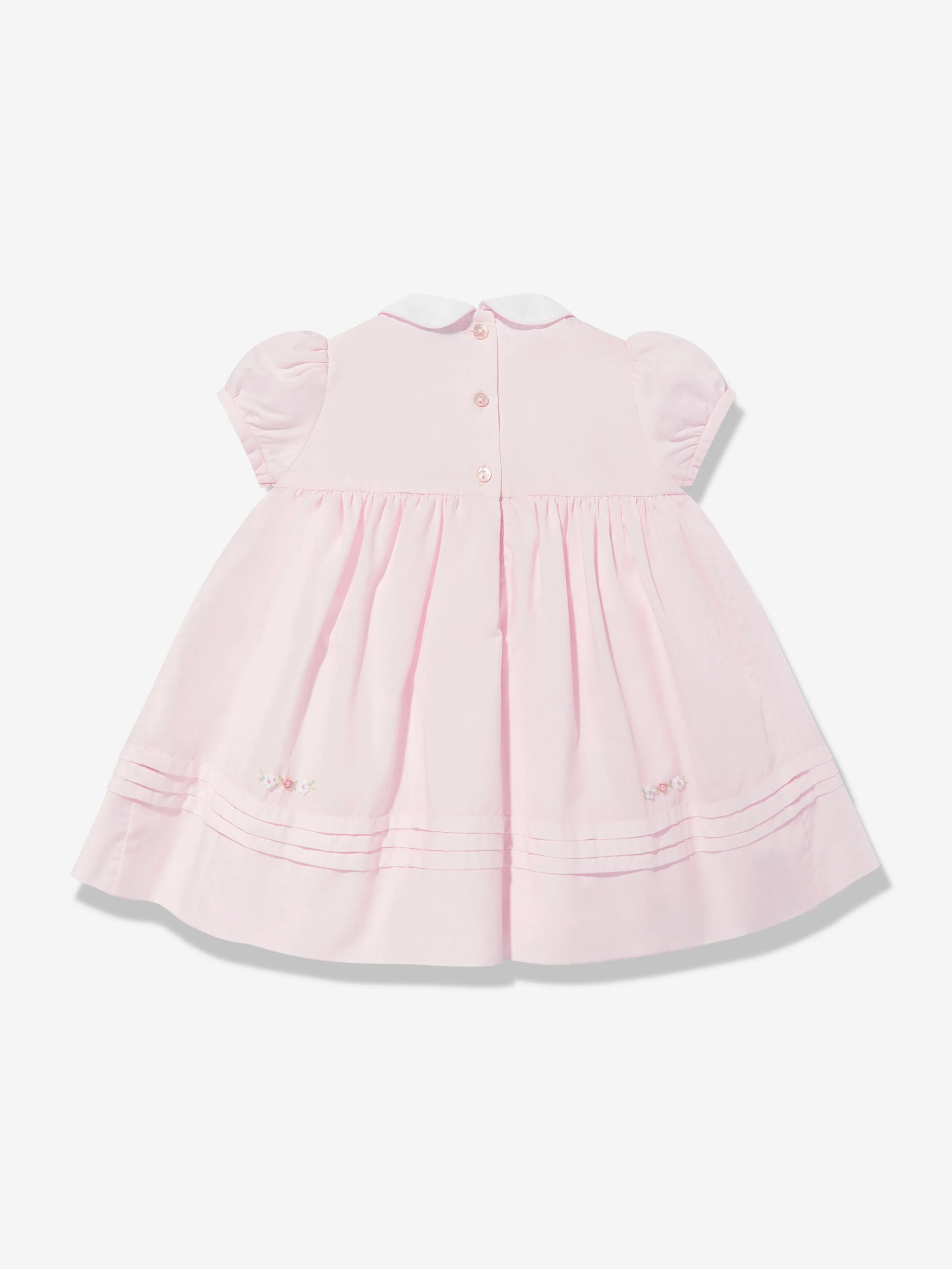 Baby Girls Smocked Dress in Pink