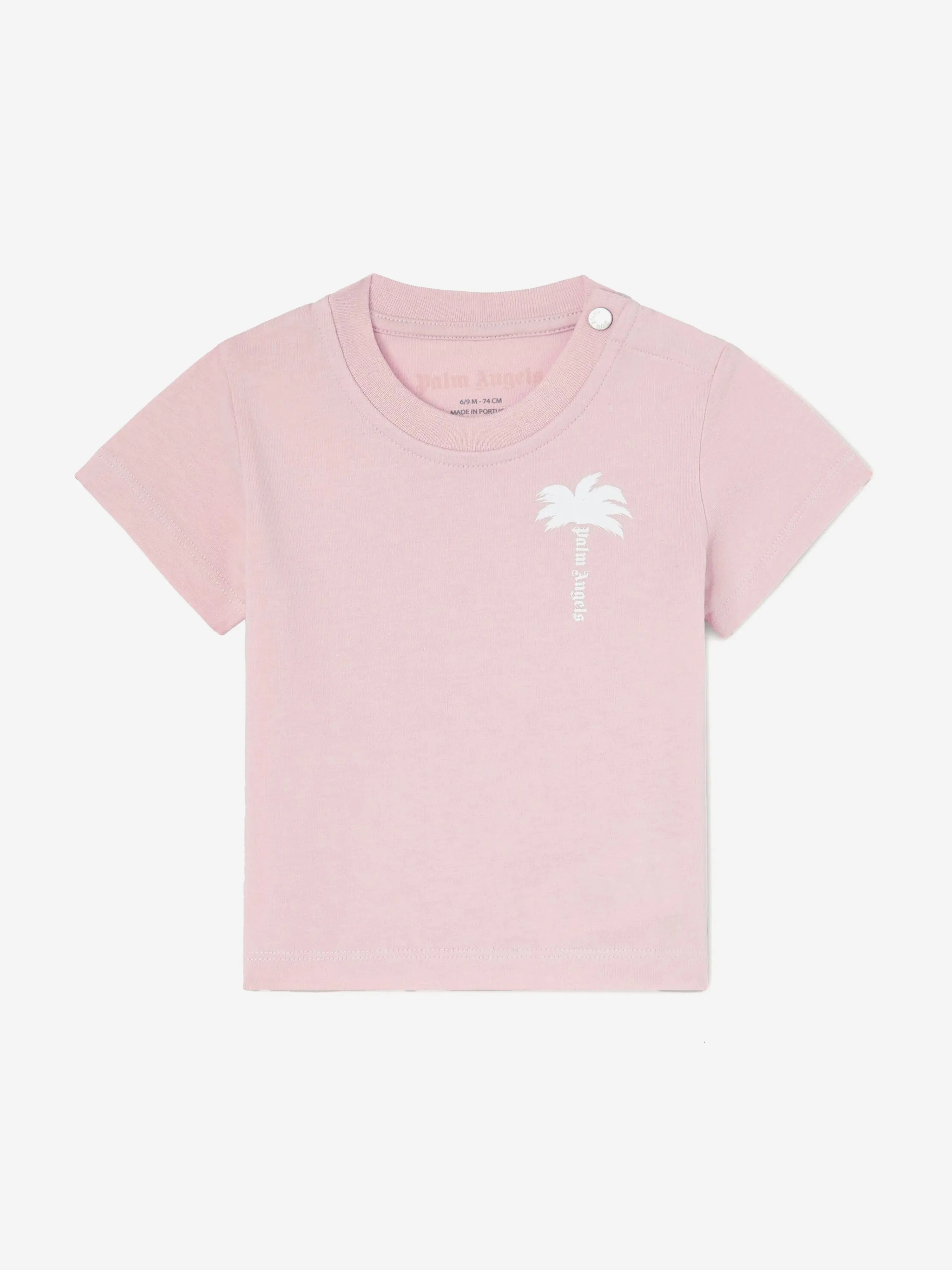 Baby Girls The Palm Logo T-Shirt in Pink