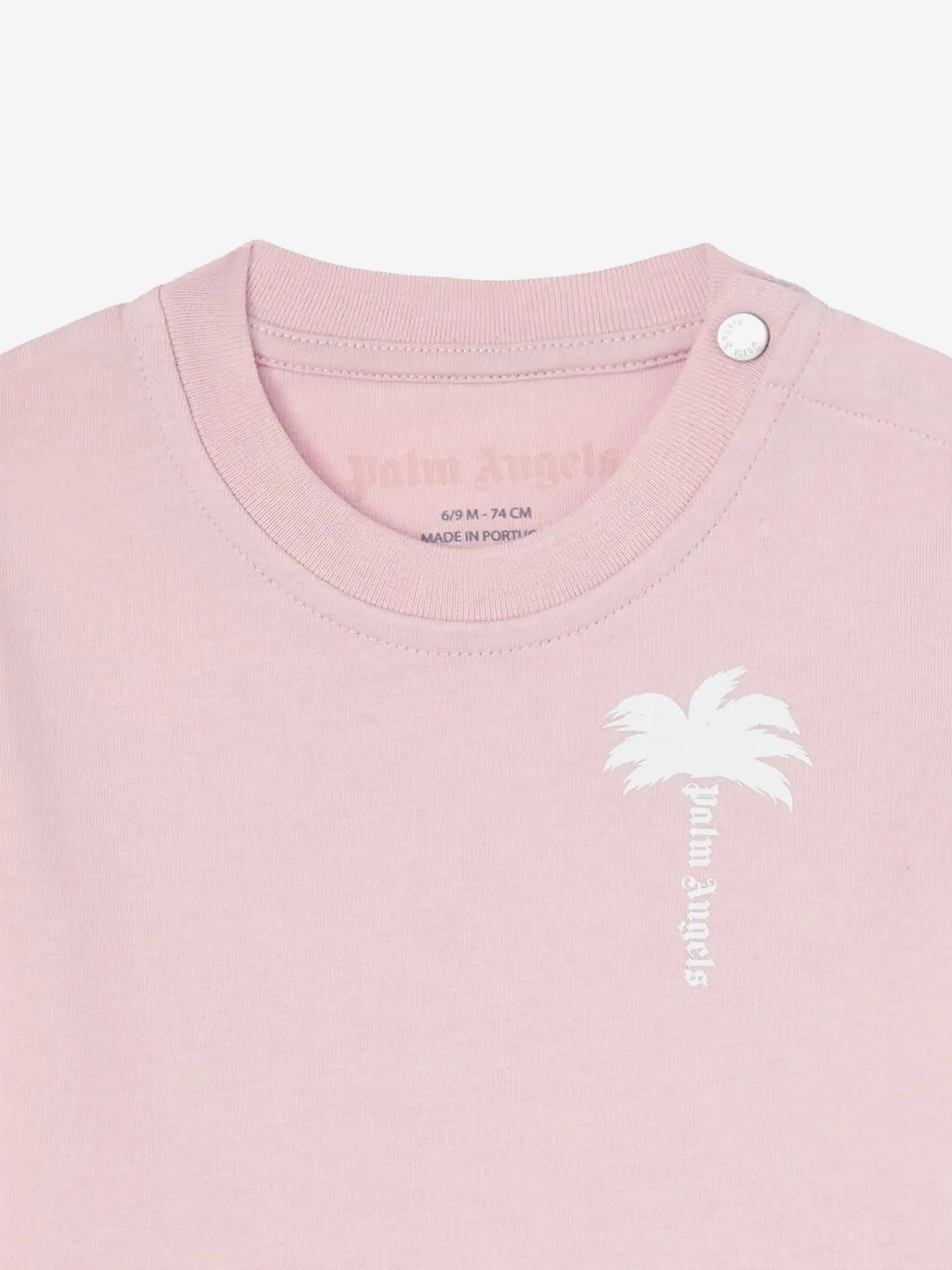 Baby Girls The Palm Logo T-Shirt in Pink