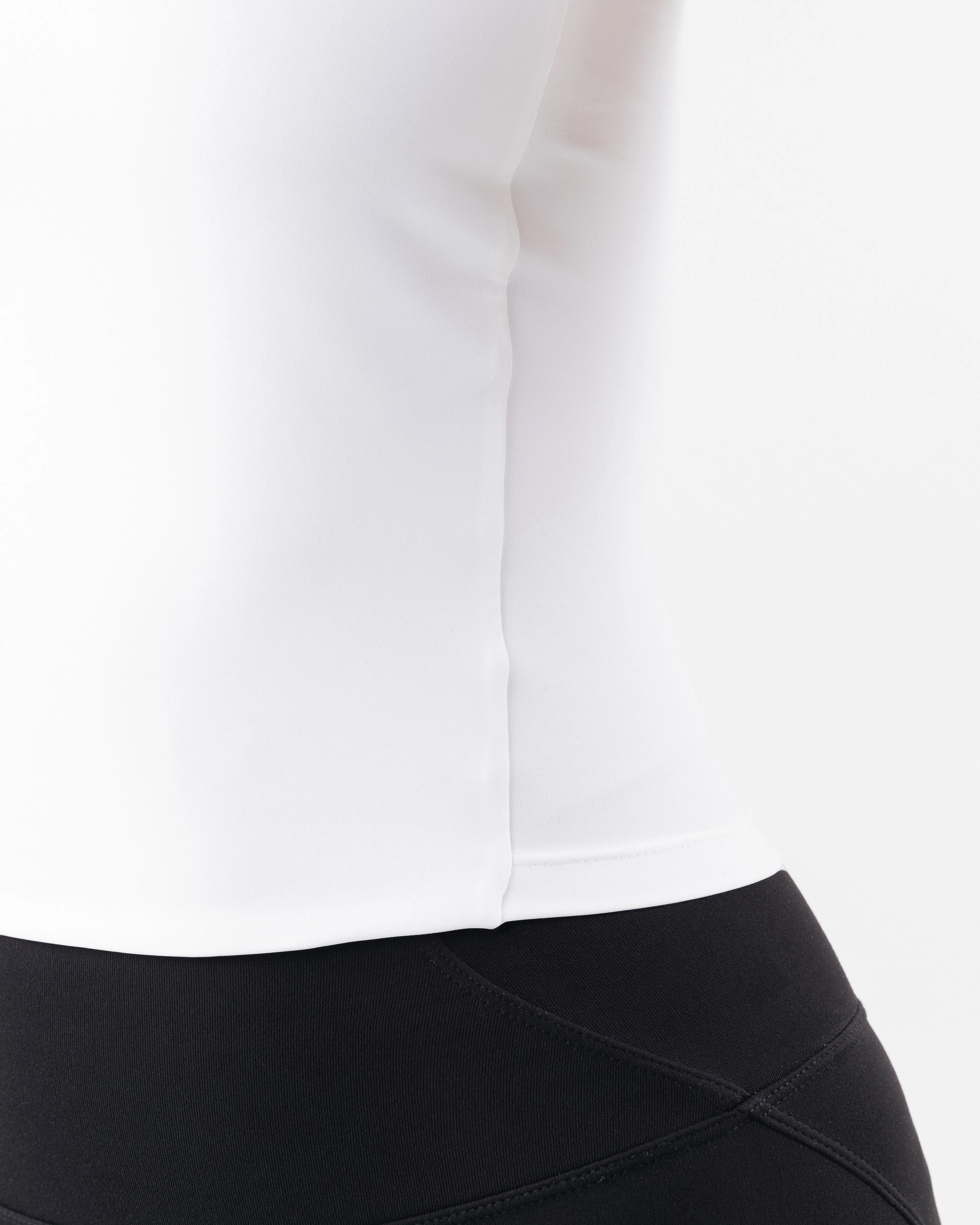 Basics Open Back Top - White