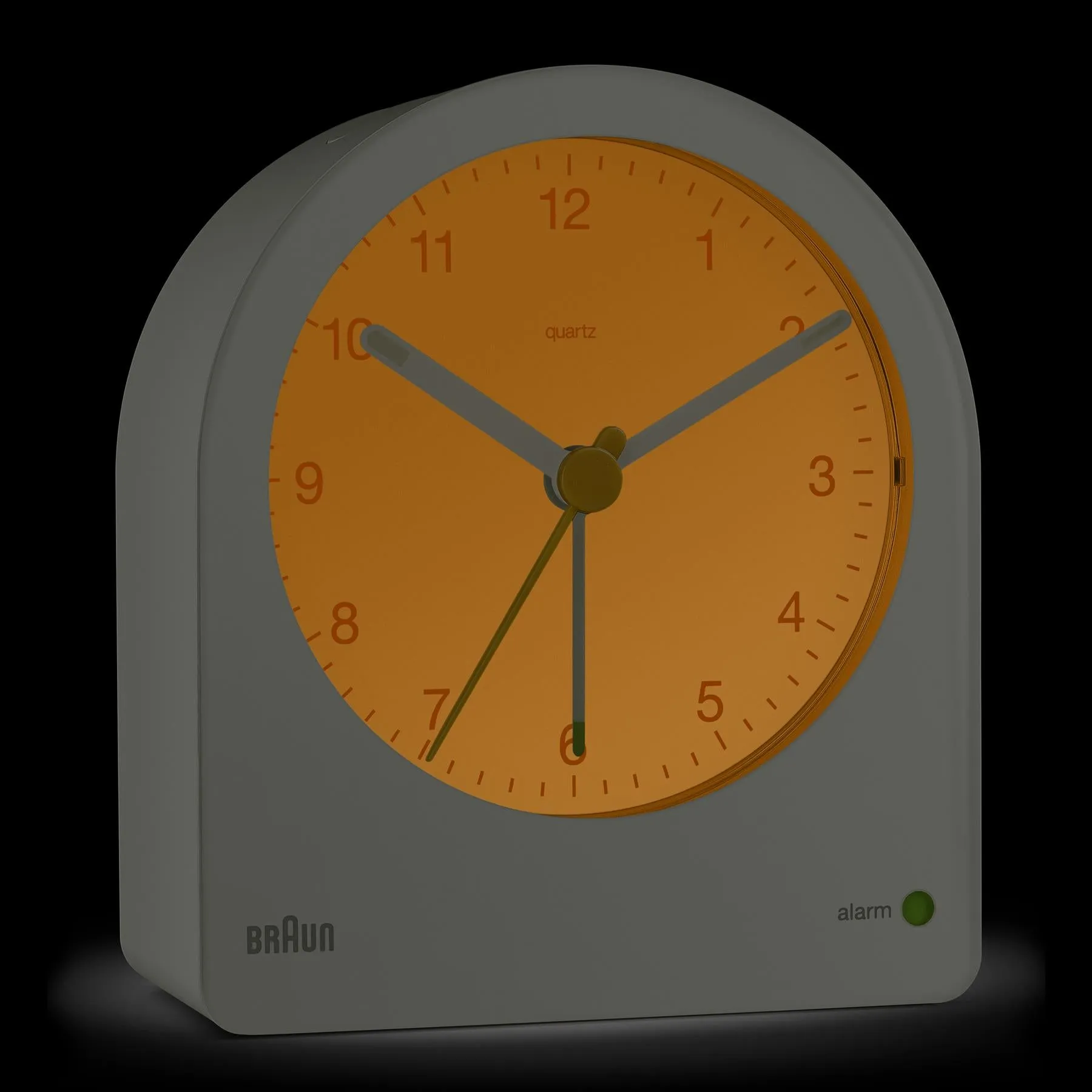 BC22 Braun classic analogue alarm clock - grey