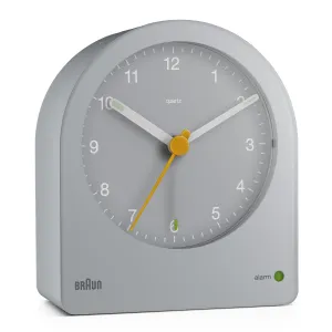 BC22 Braun classic analogue alarm clock - grey