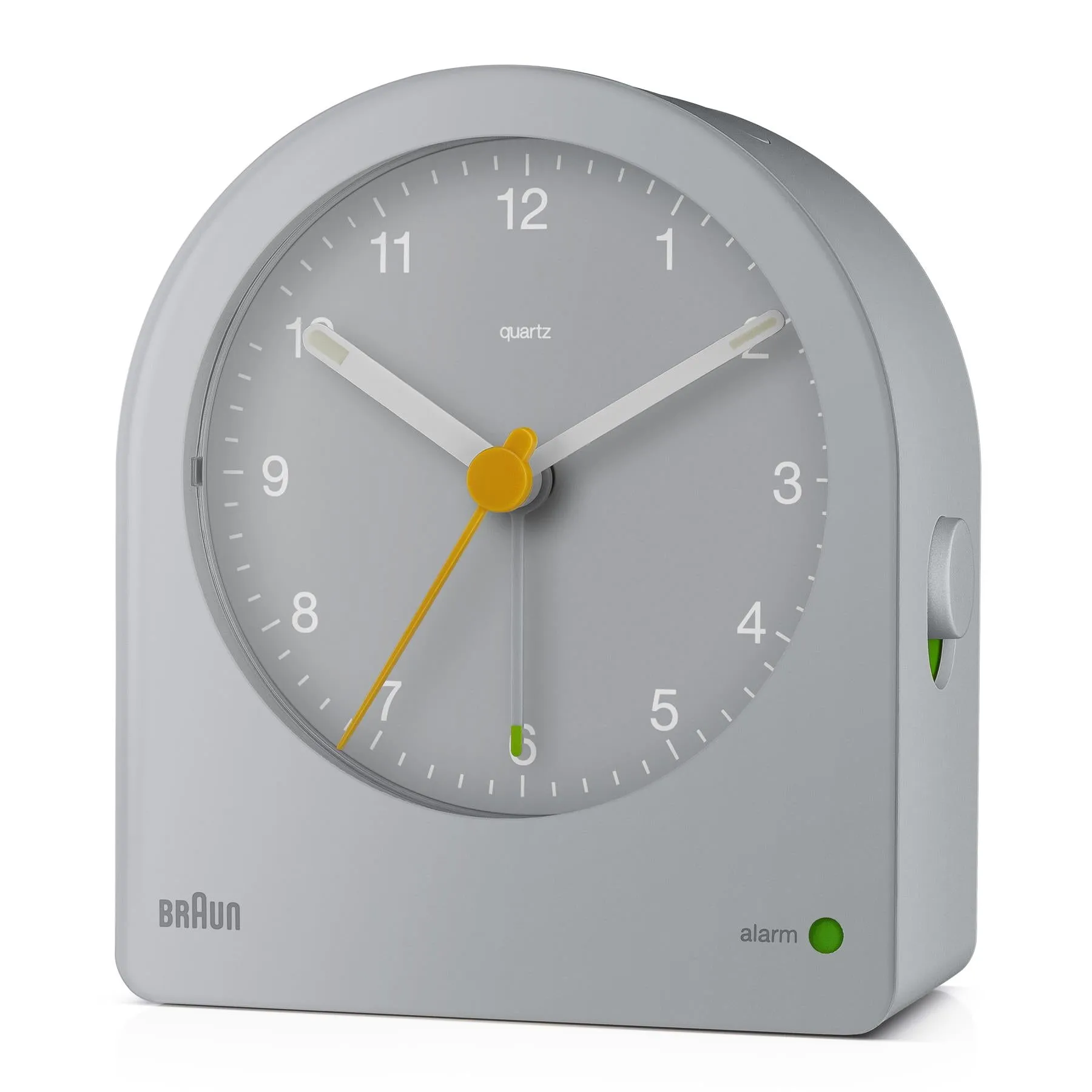 BC22 Braun classic analogue alarm clock - grey