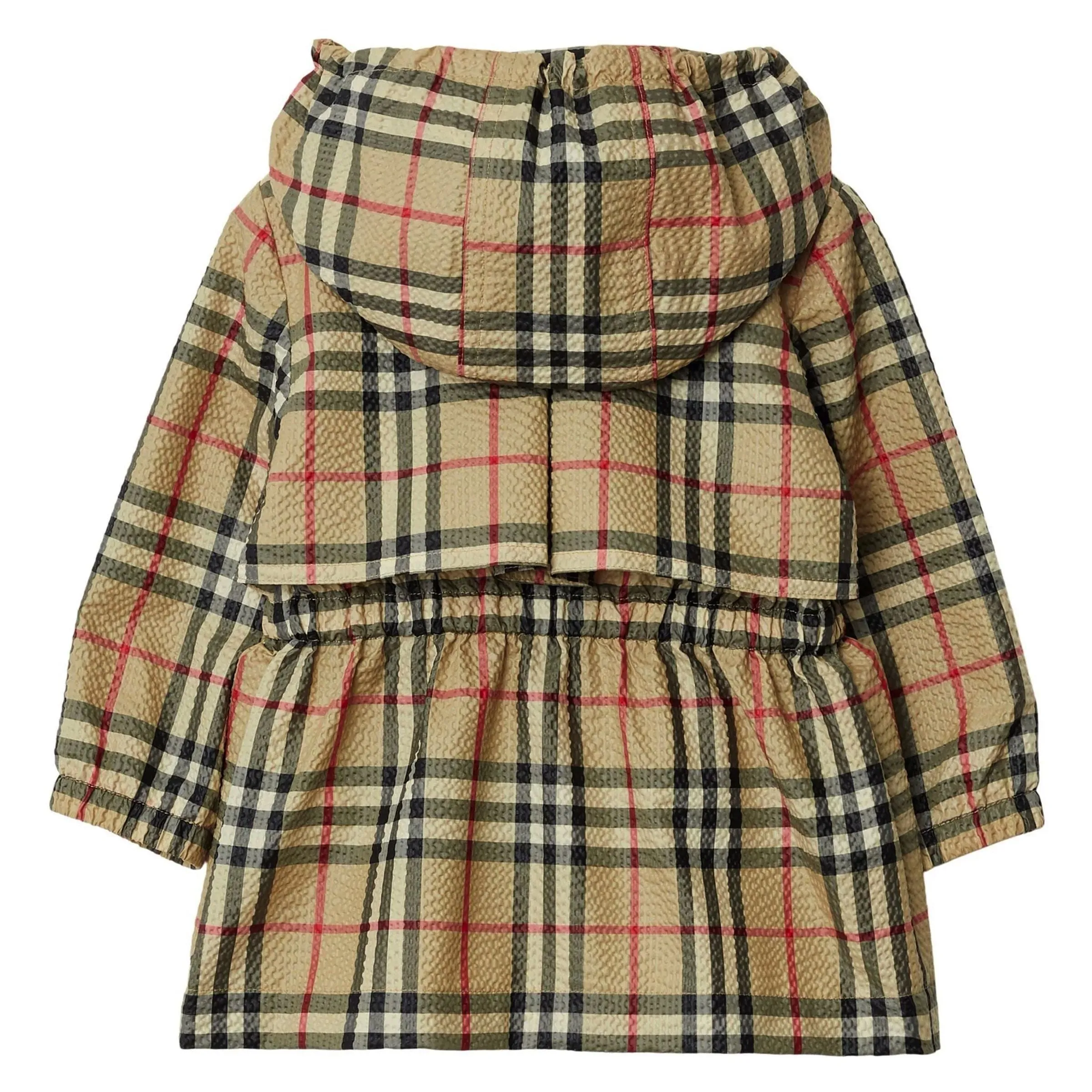 Beige Hooded Jacket