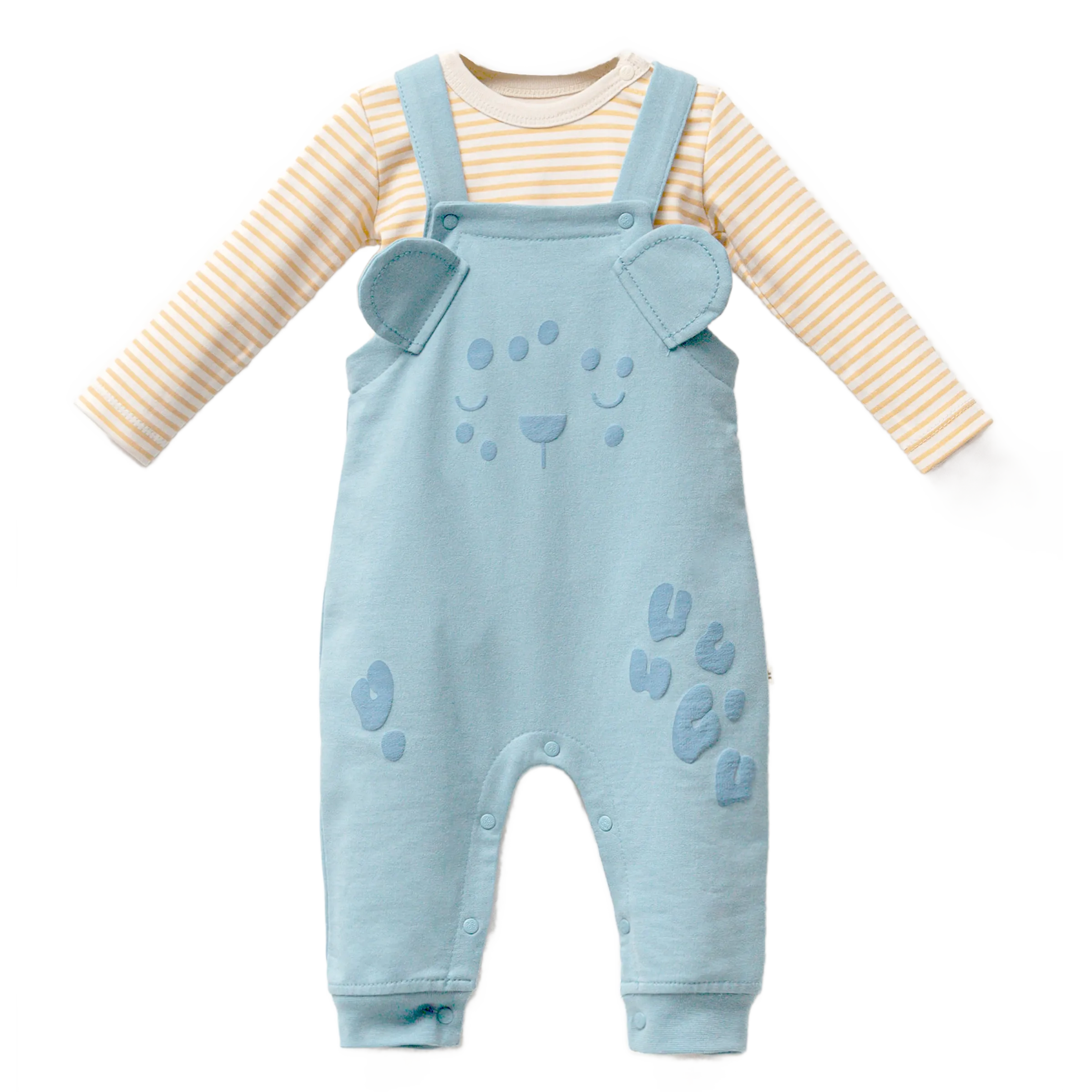 Blue Tiger Overalls Outfit