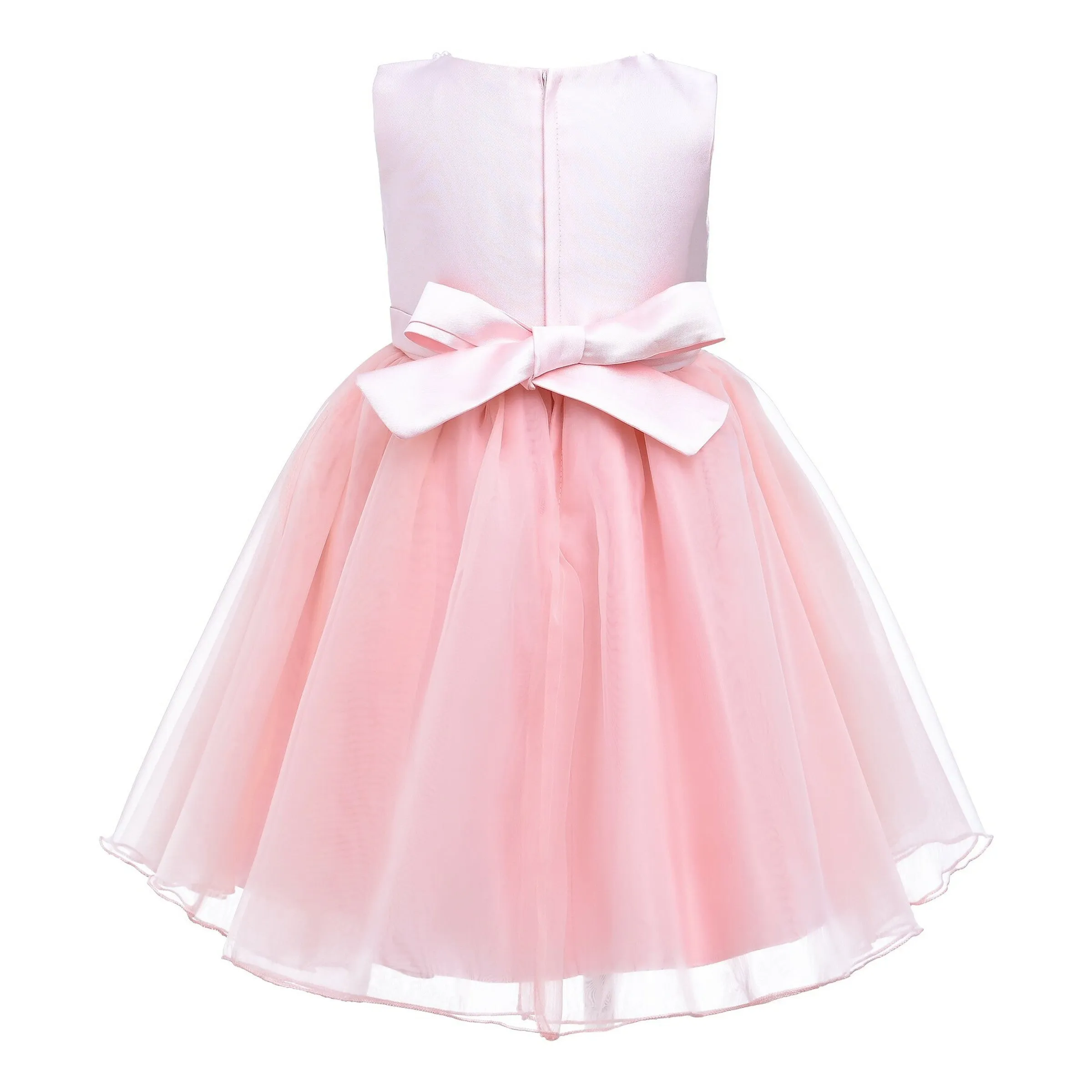 Blush Felice Tulle Bow Dress