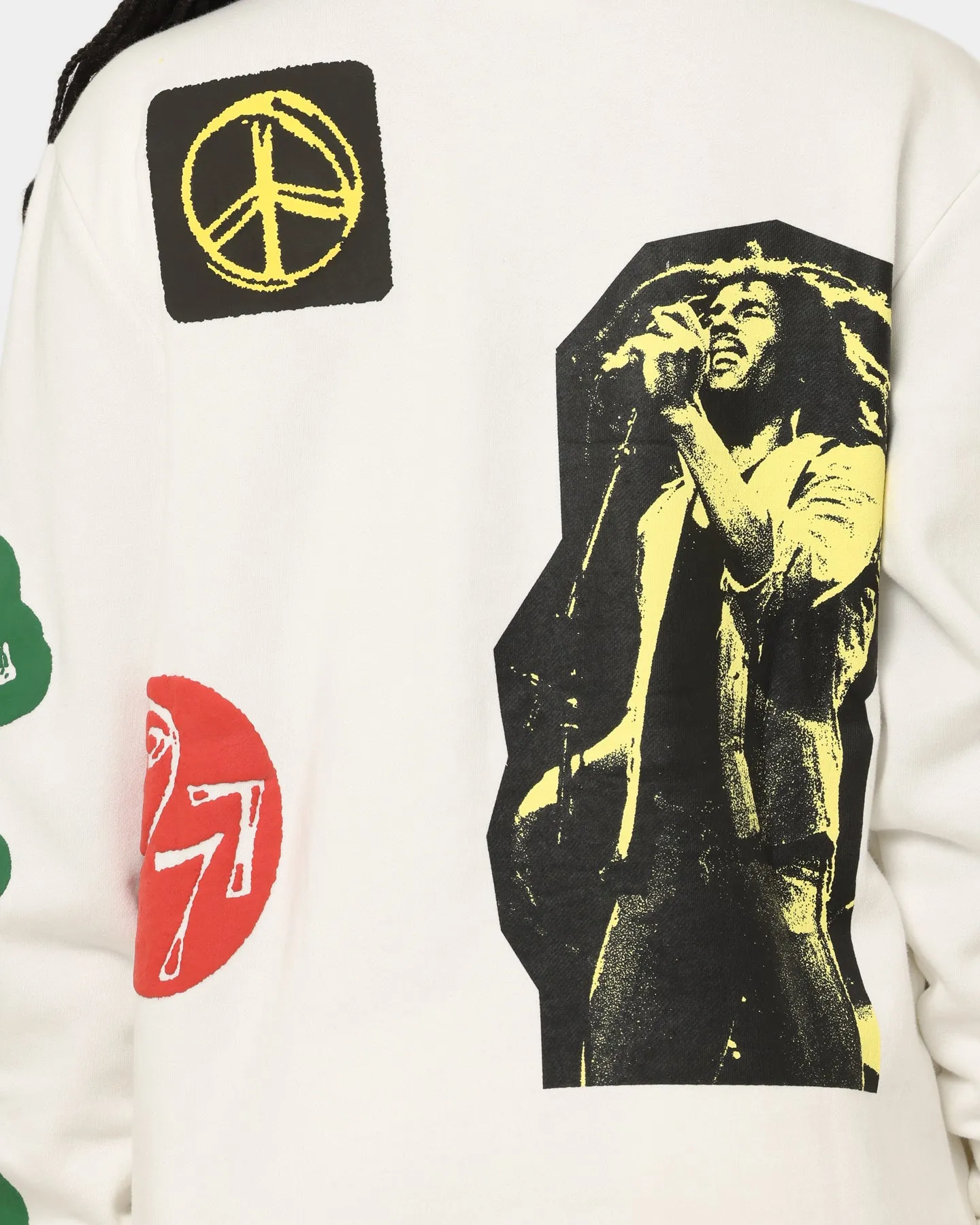 Bob Marley The Wailers Exodus Crewneck Off White