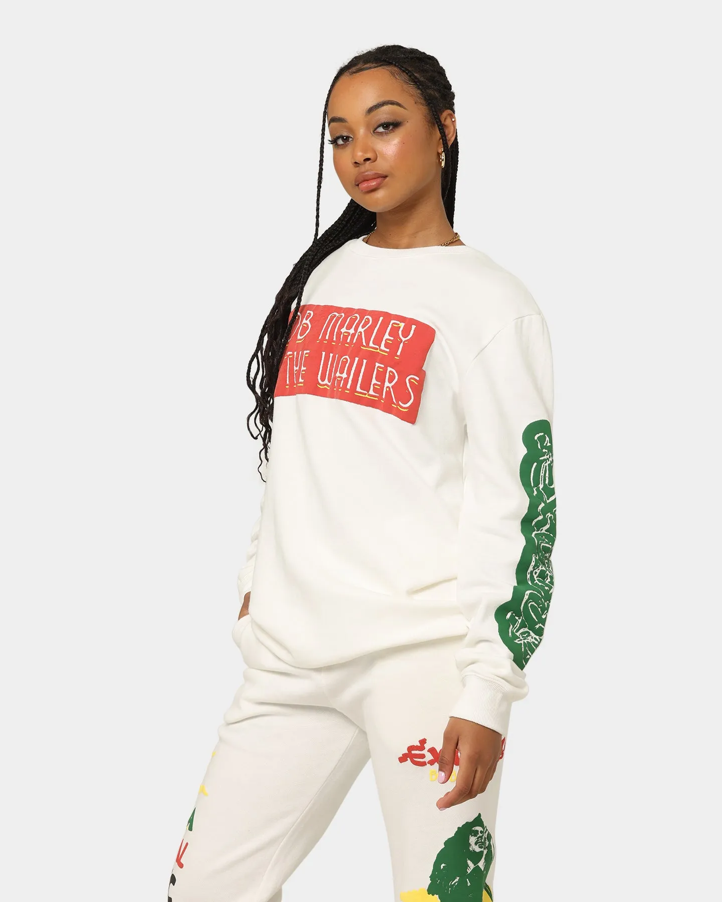 Bob Marley The Wailers Exodus Crewneck Off White