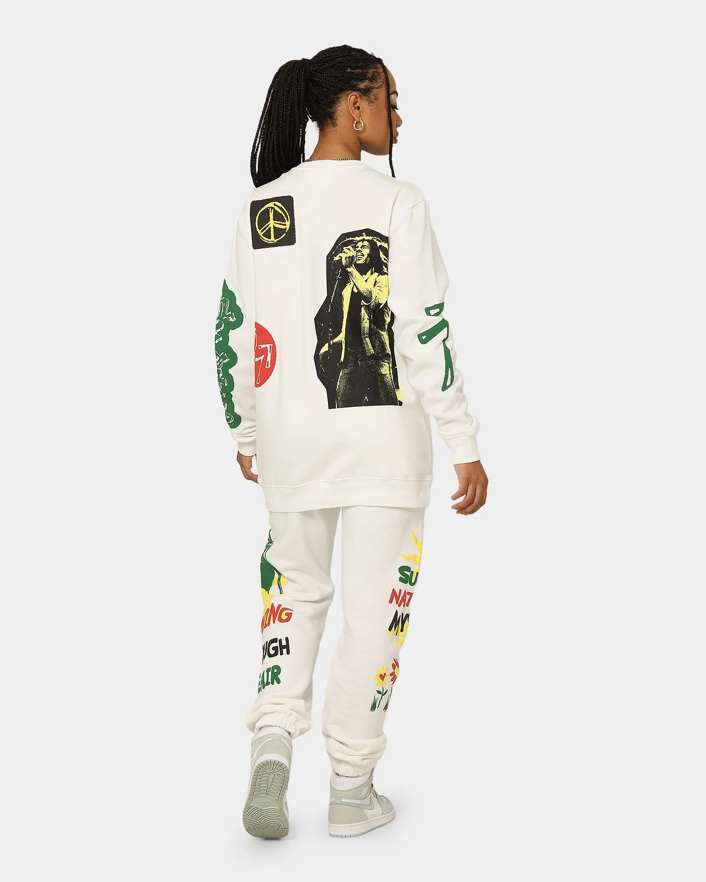 Bob Marley The Wailers Exodus Crewneck Off White