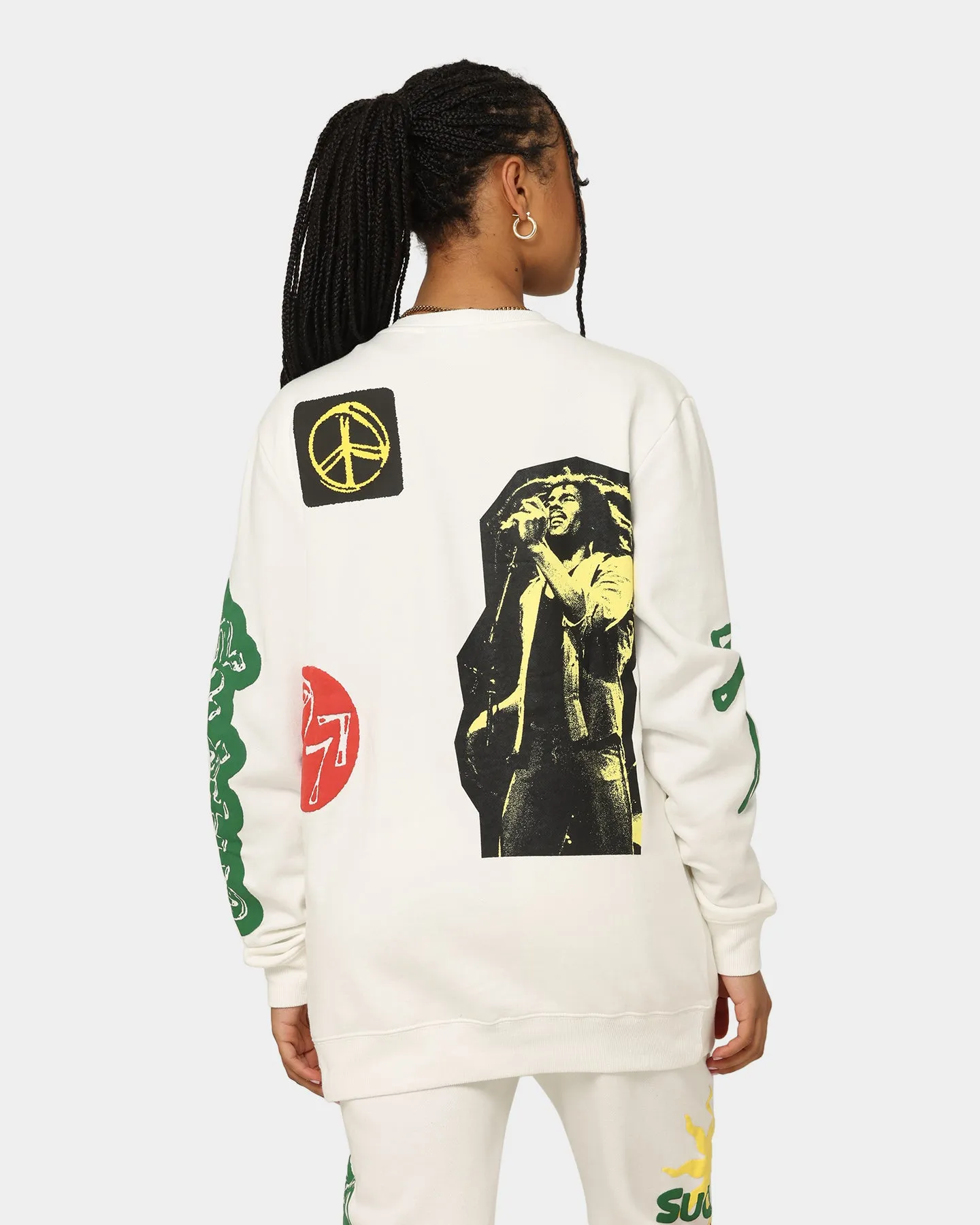 Bob Marley The Wailers Exodus Crewneck Off White