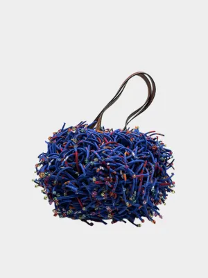 Borsa Tote In Lycra Multicolor Con Manici In Pelle