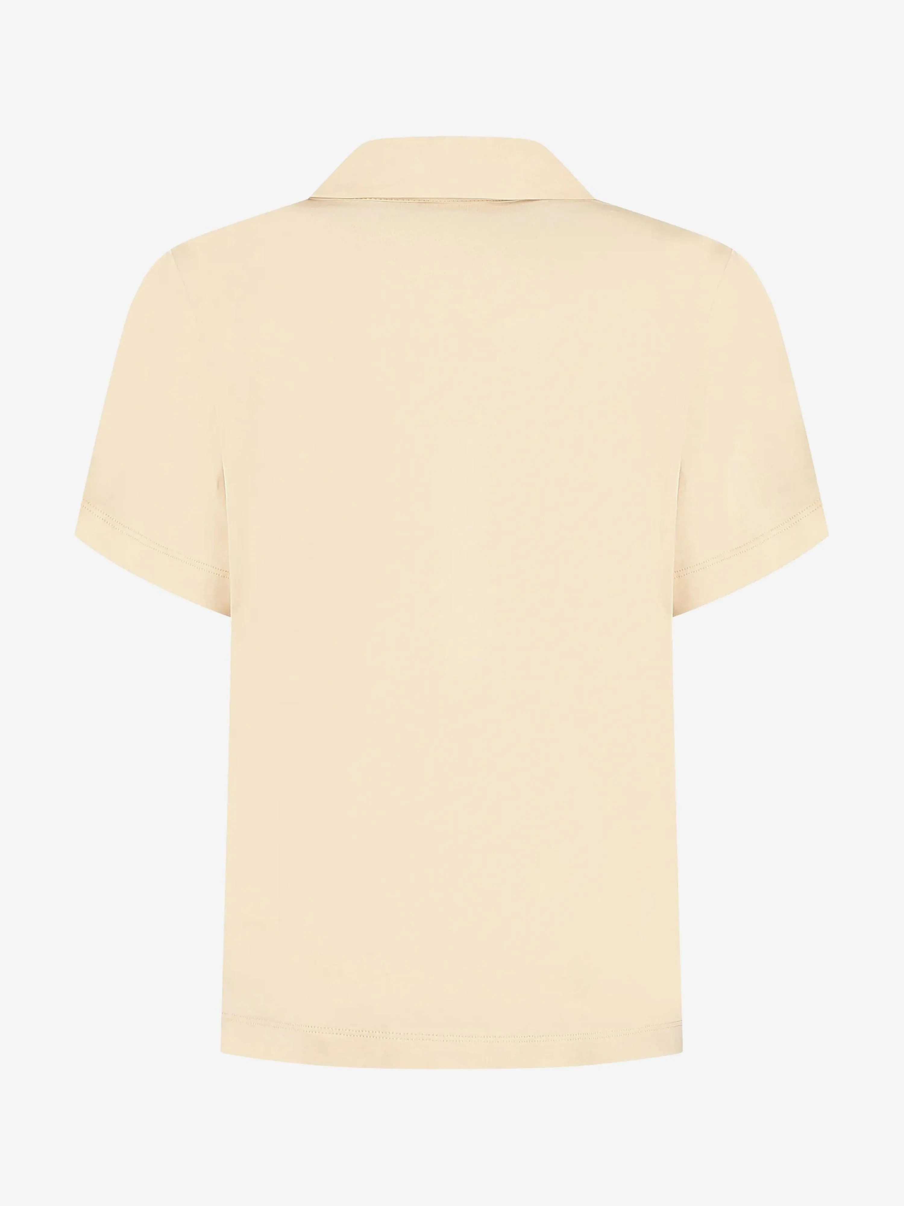 Boys FF Pocket Polo Shirt in Beige