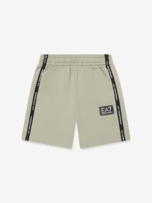Boys Logo Bermuda Shorts in Grey