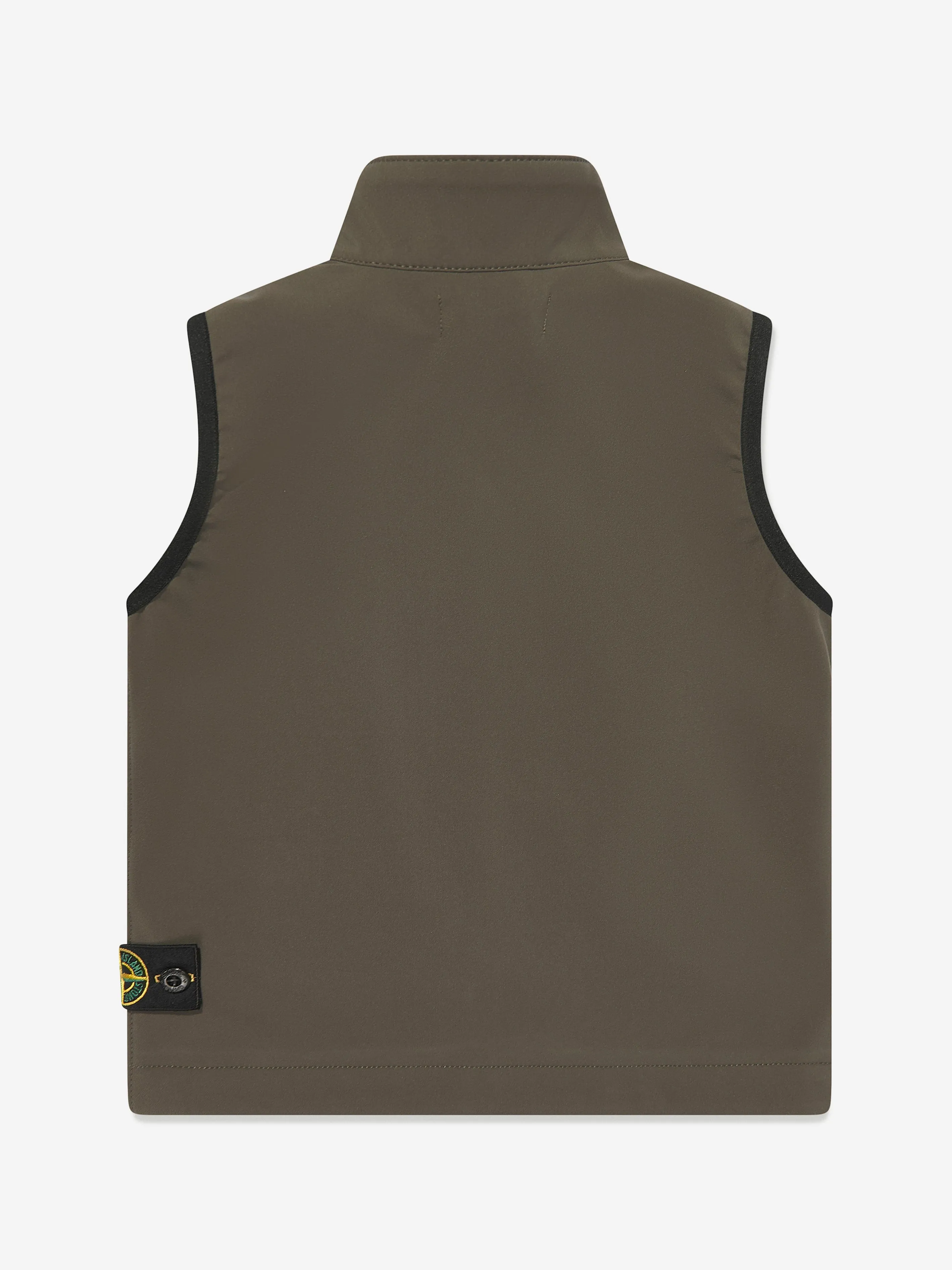 Boys Logo Gilet in Green