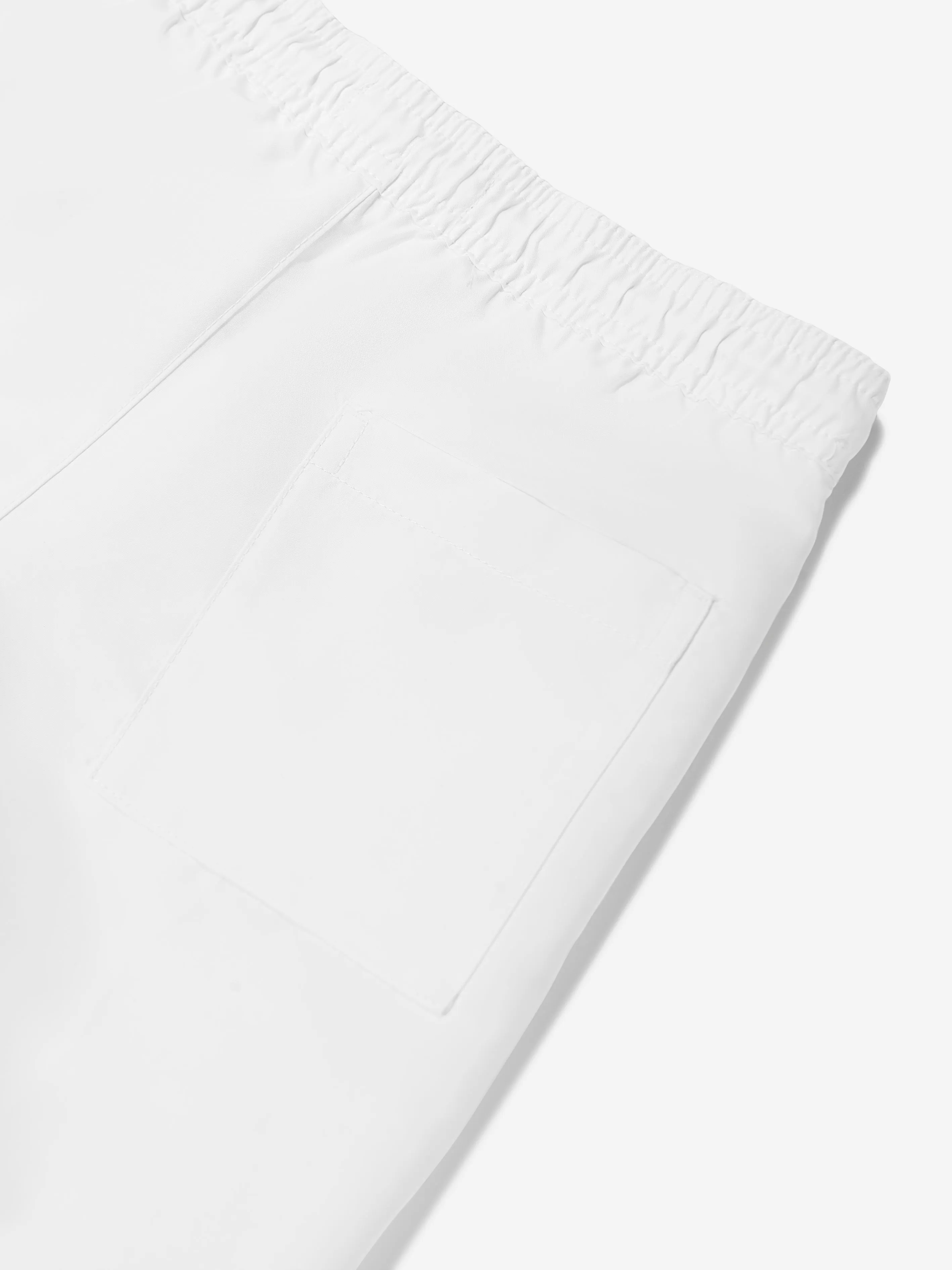 Boys Logo Swim Shorts in White