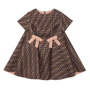 Brown & Pink Dress