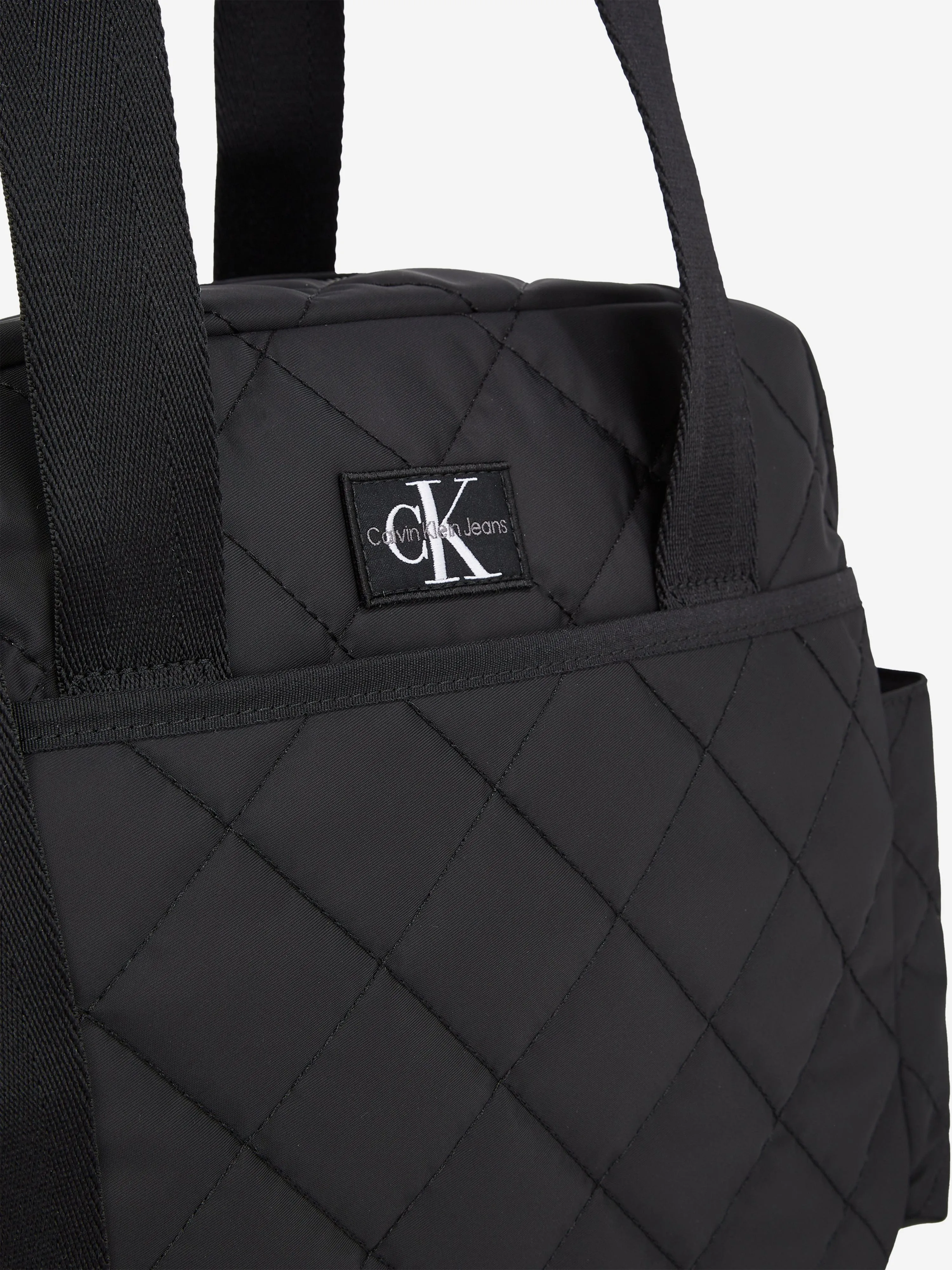 Calvin Klein Baby Quilted Changing Bag in Black (35.5cm)