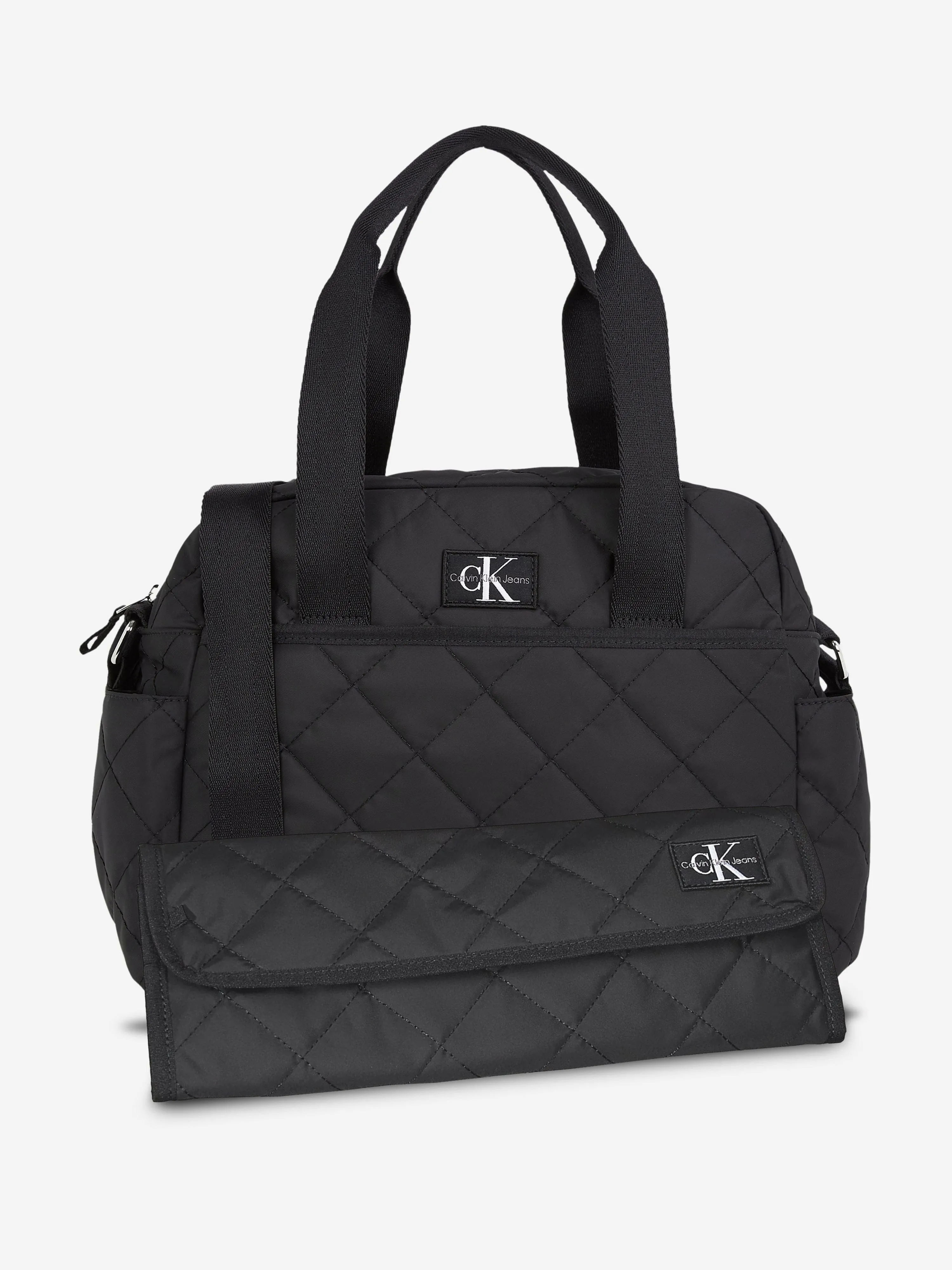 Calvin Klein Baby Quilted Changing Bag in Black (35.5cm)