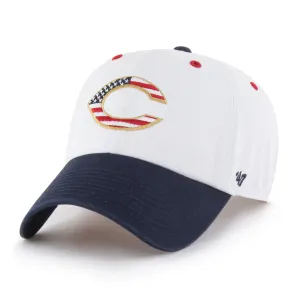 CINCINNATI REDS PATRIOTIC FLAG FILL '47 CLEAN UP