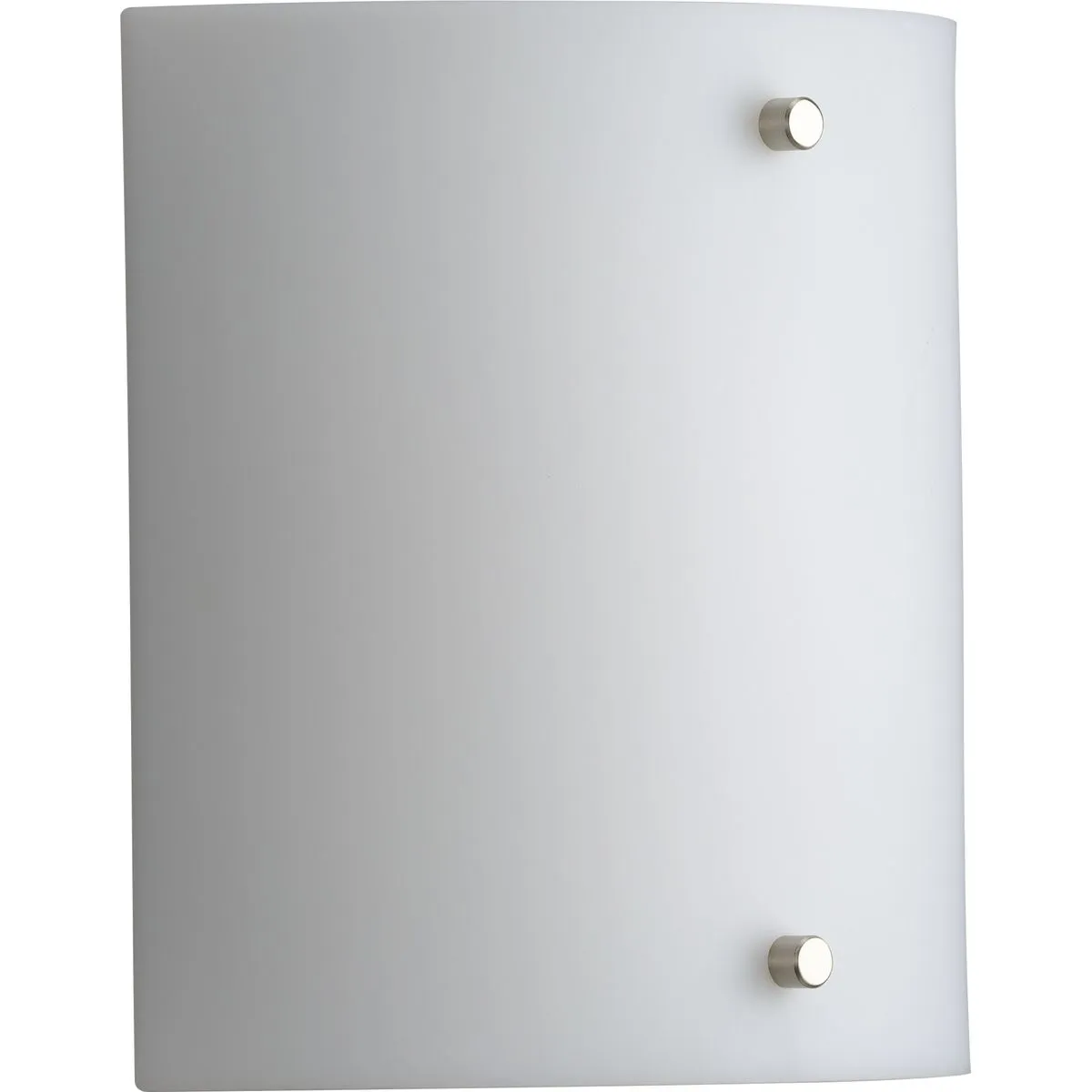 Curve LED One-Light White Opal Acrylic Wall Sconce Light