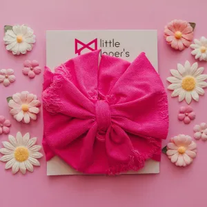 Distressed Pink Headwrap
