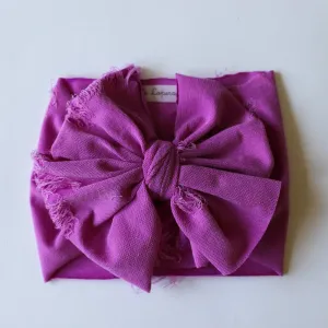 Distressed Violet Headwrap