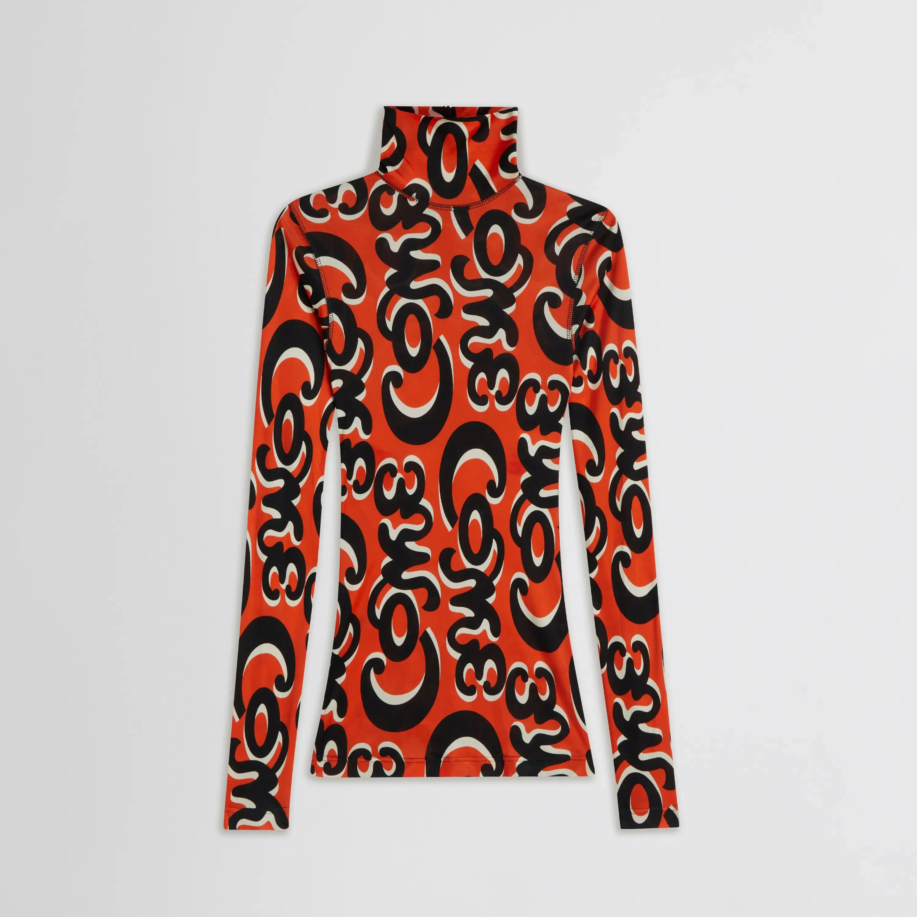 DOODLE TOP | red black jersey