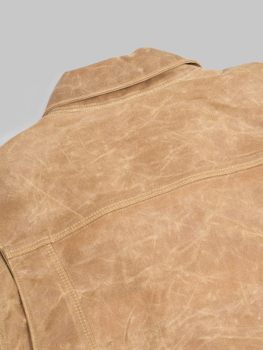 Freenote Cloth Riders Jacket Waxed Canvas Rust