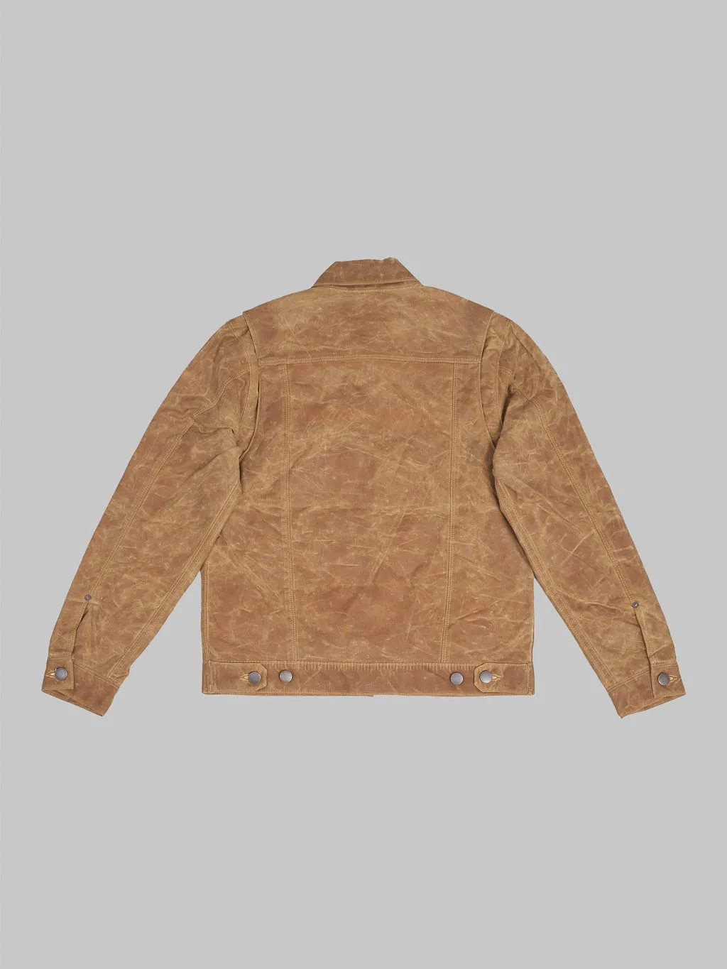 Freenote Cloth Riders Jacket Waxed Canvas Rust