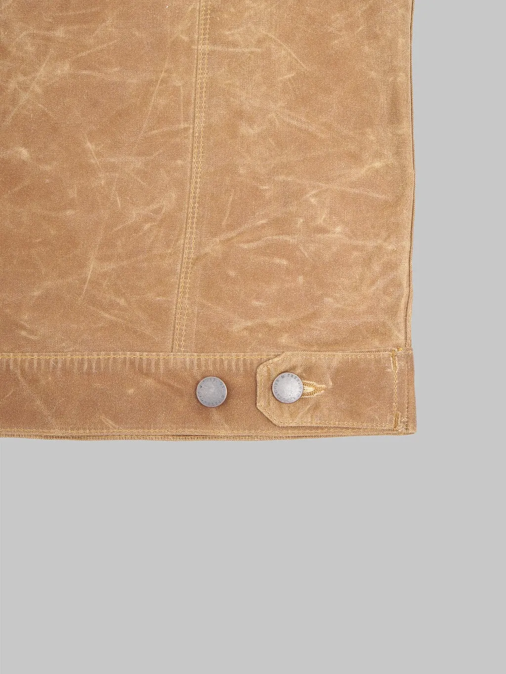 Freenote Cloth Riders Jacket Waxed Canvas Rust