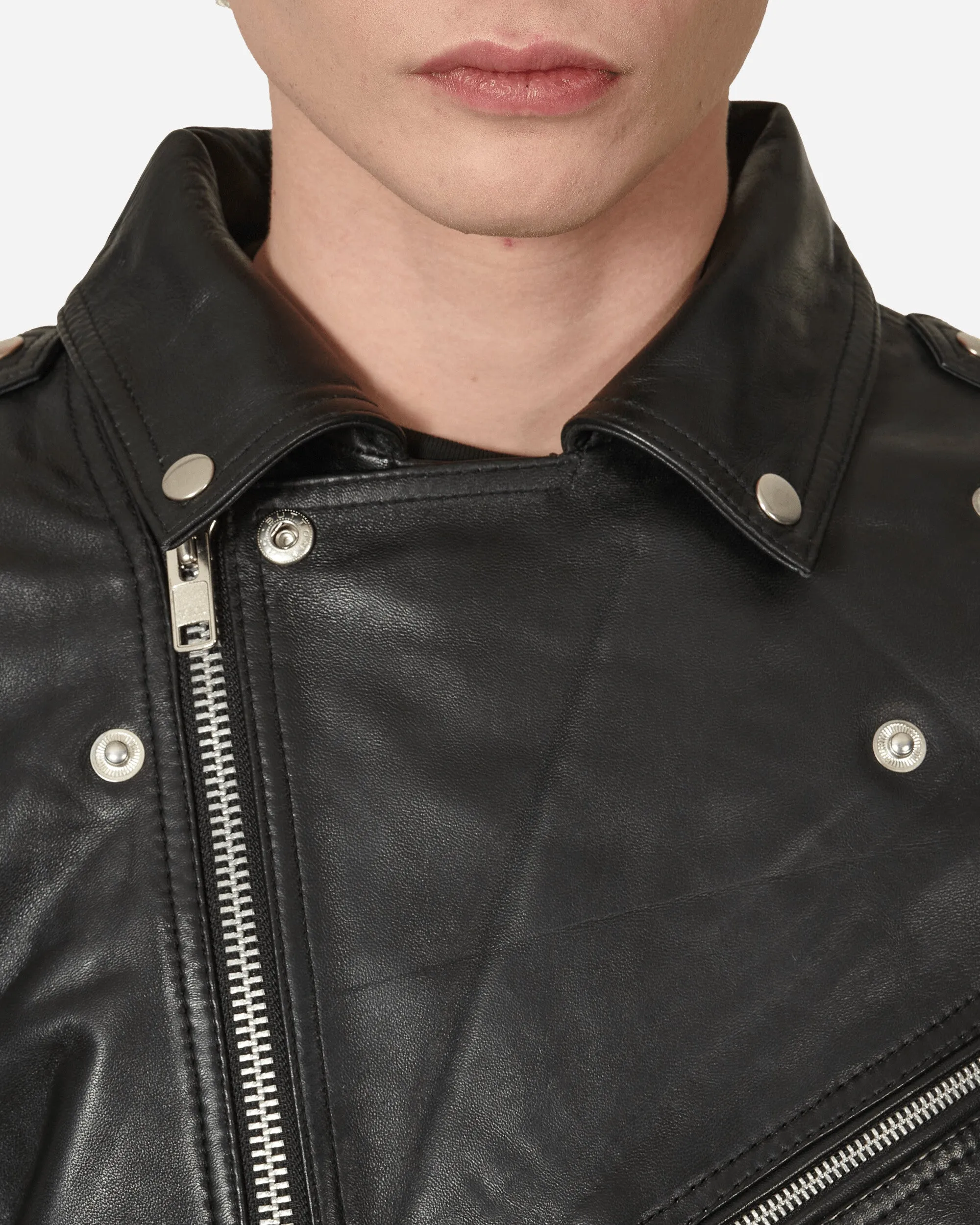 Gaznevada Leather Jacket Black