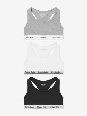 Girls 3 Pack Bralette Set in Multicolour