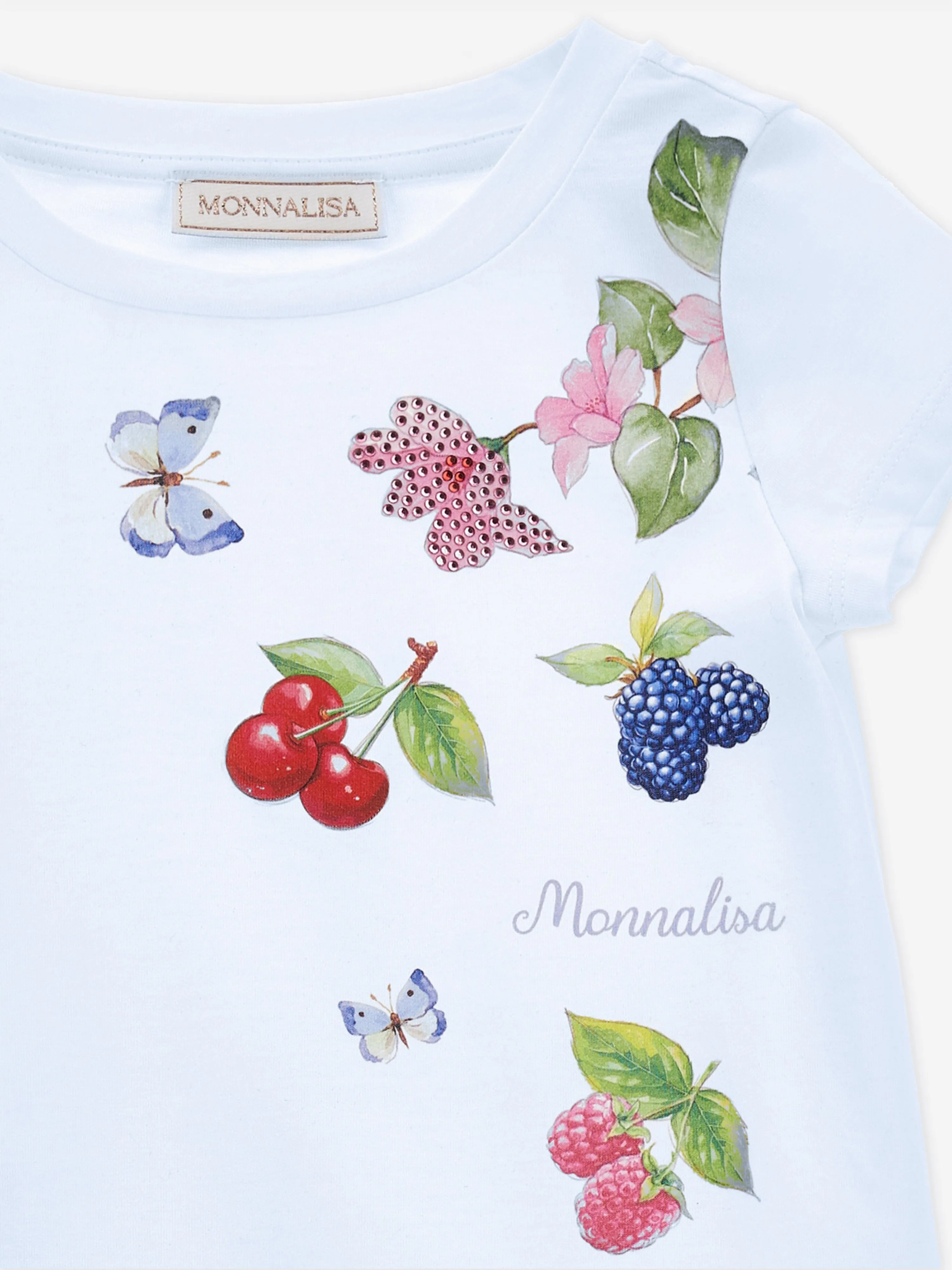 Girls Alice In Wonderland T-Shirt in Blue