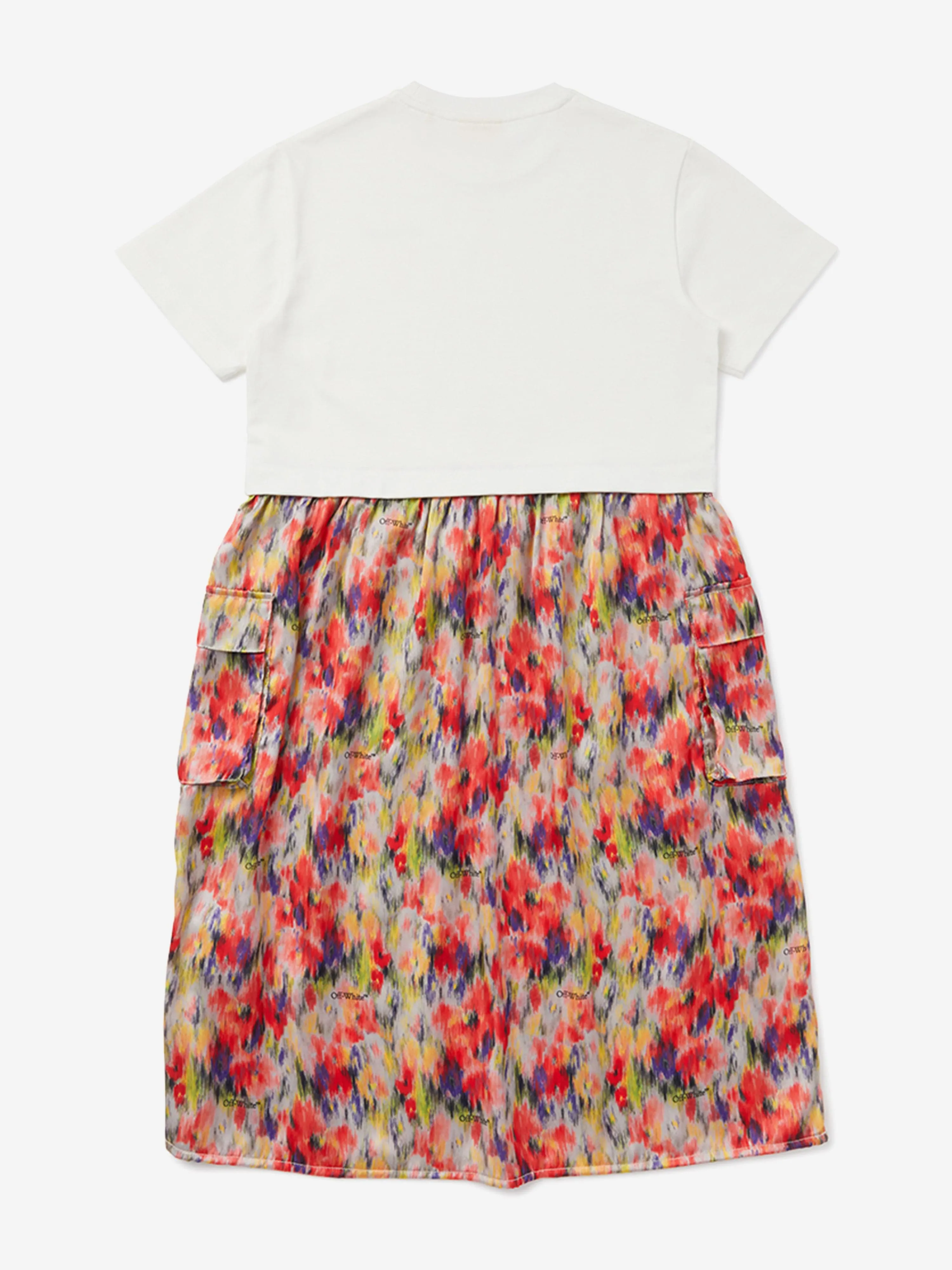 Girls All Over Chine Mix Dress in Multicolour