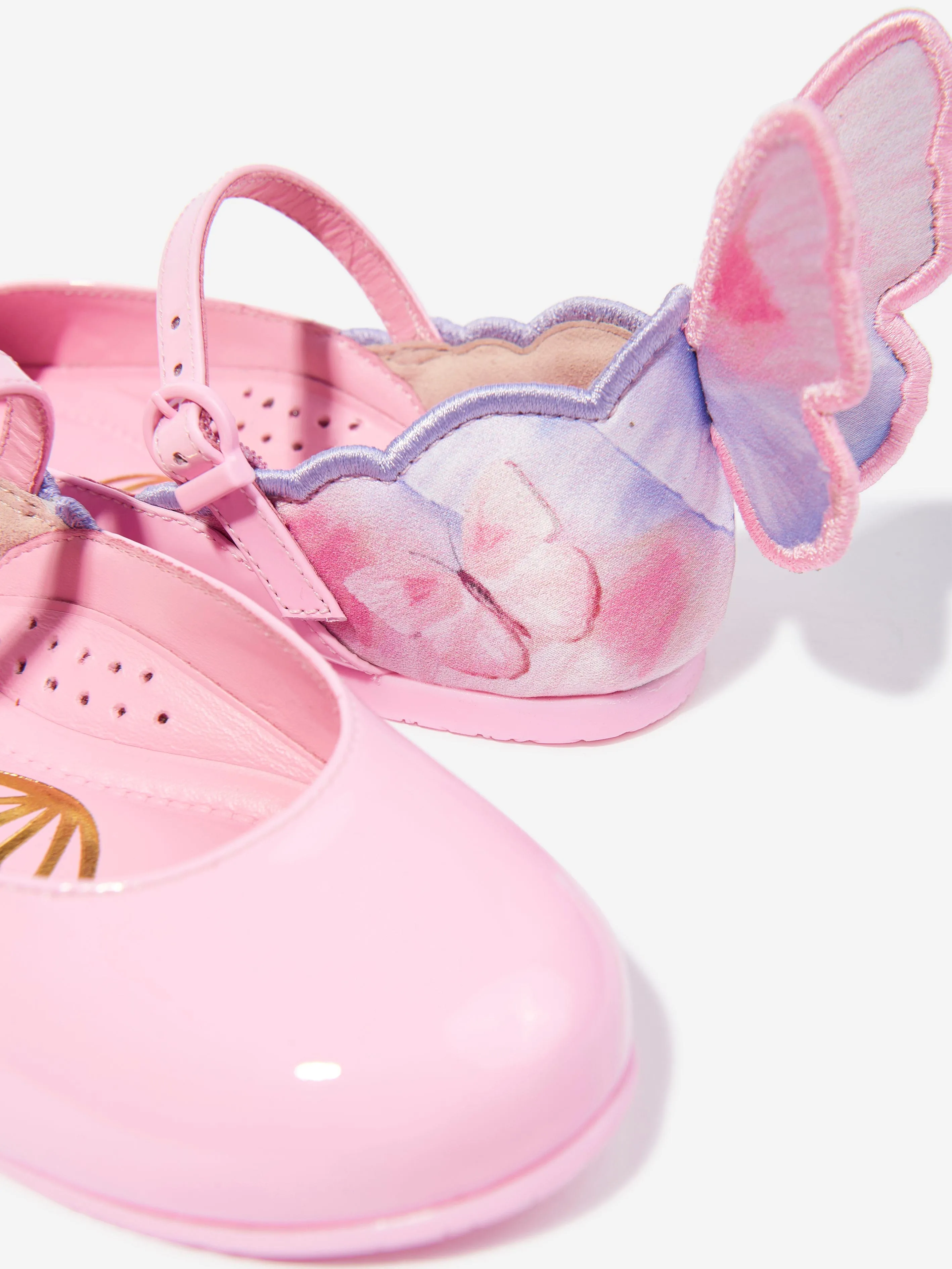 Girls Chiara Flat in Pink
