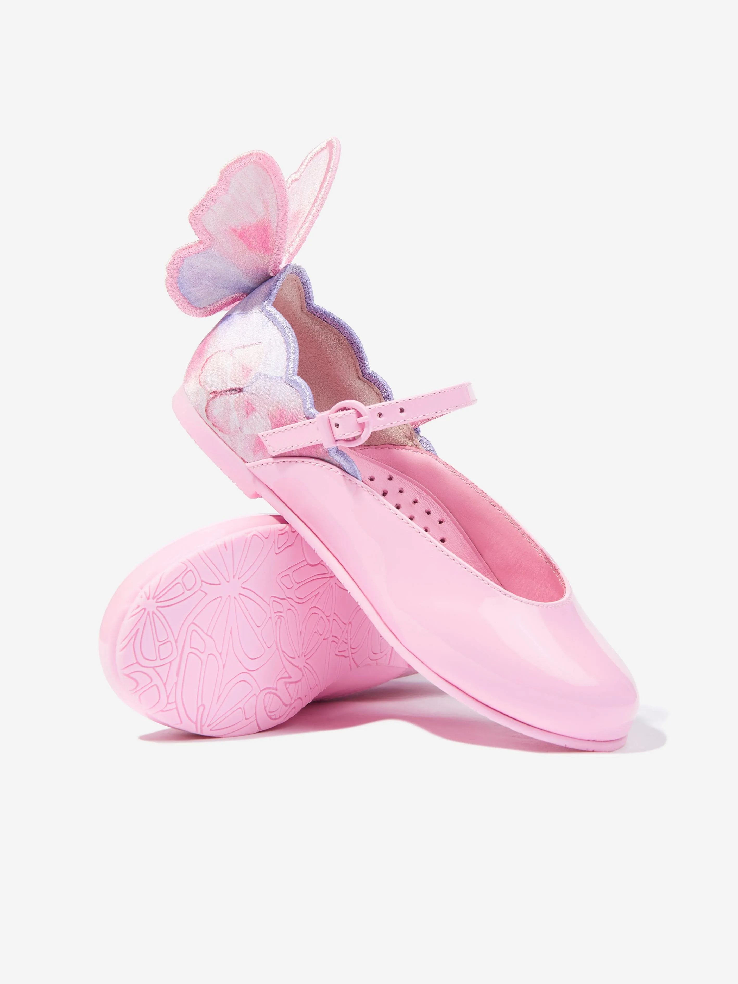 Girls Chiara Flat in Pink