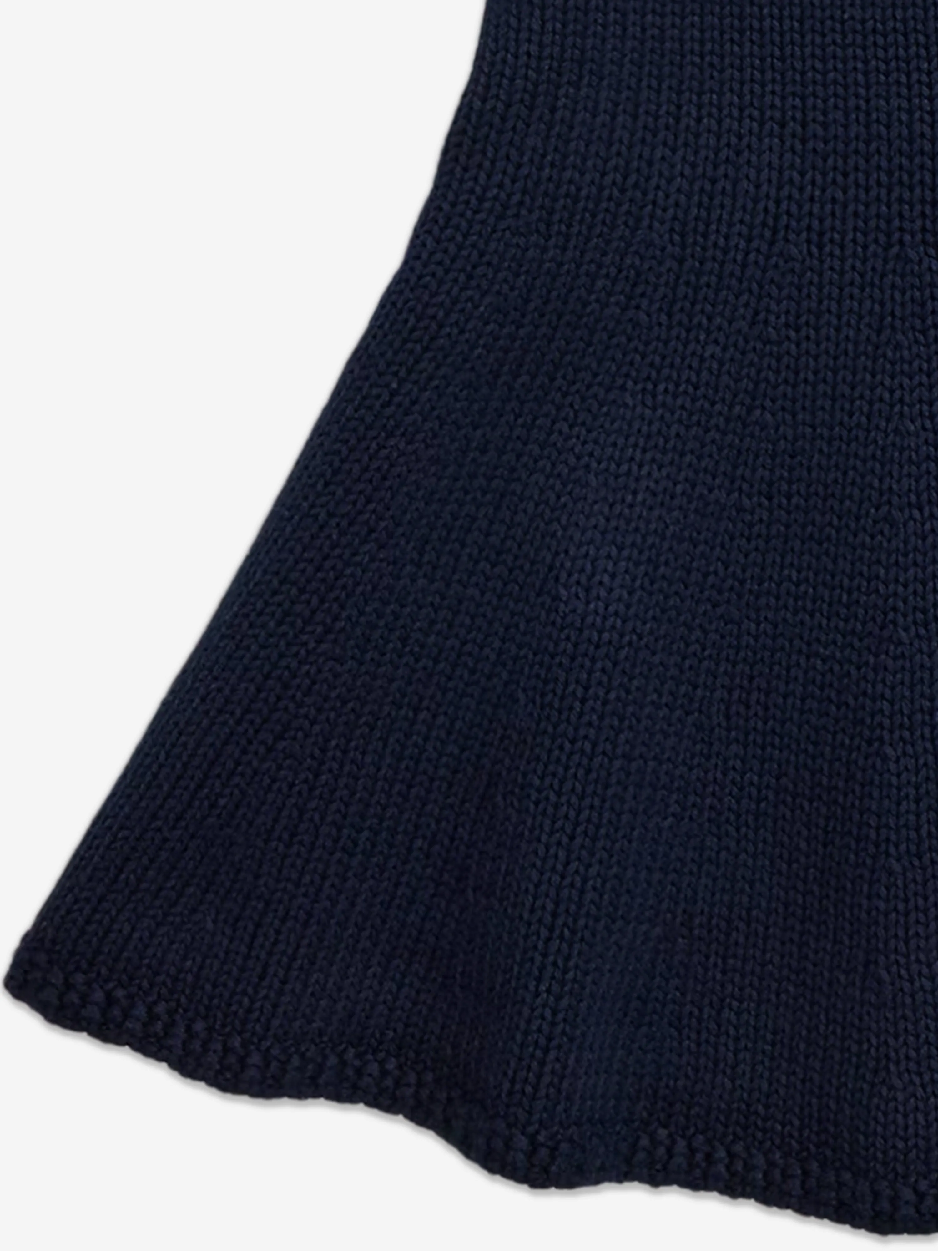 Girls Cotton Flag Dress in Navy