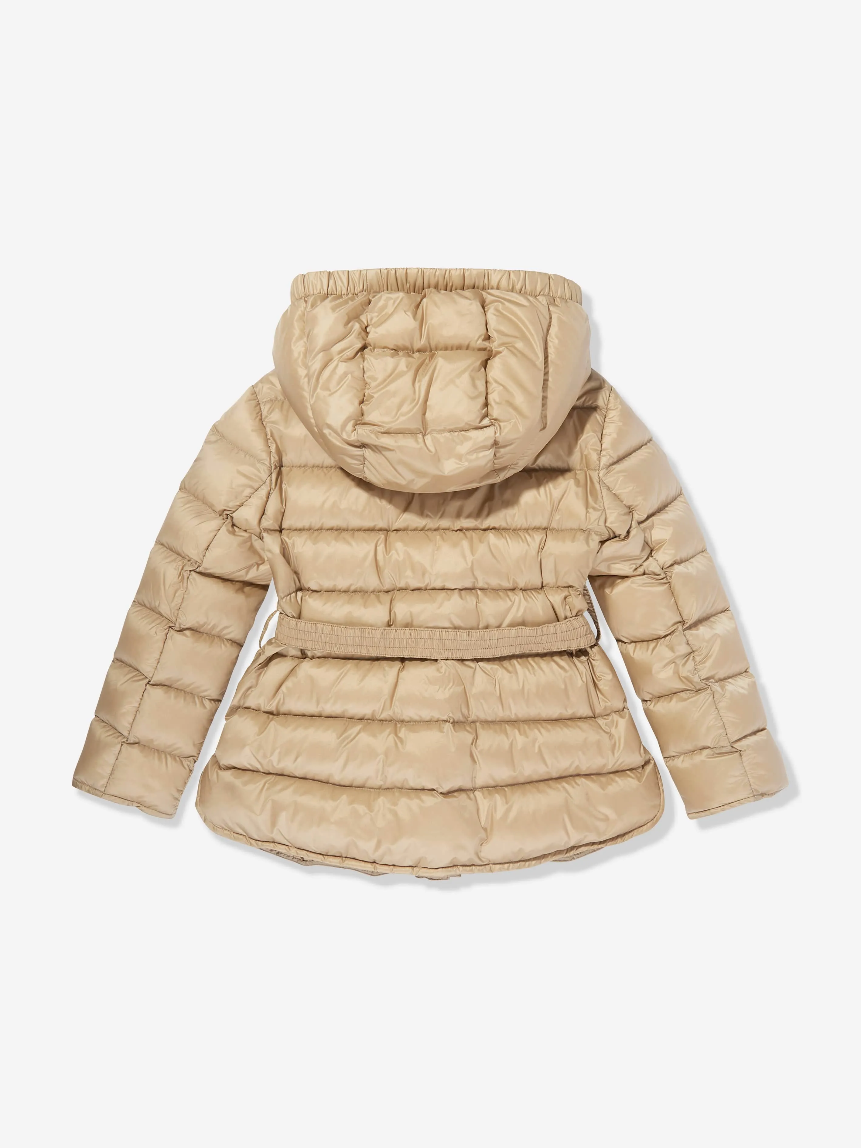 Girls Down Padded Argenno Short Parka in Beige