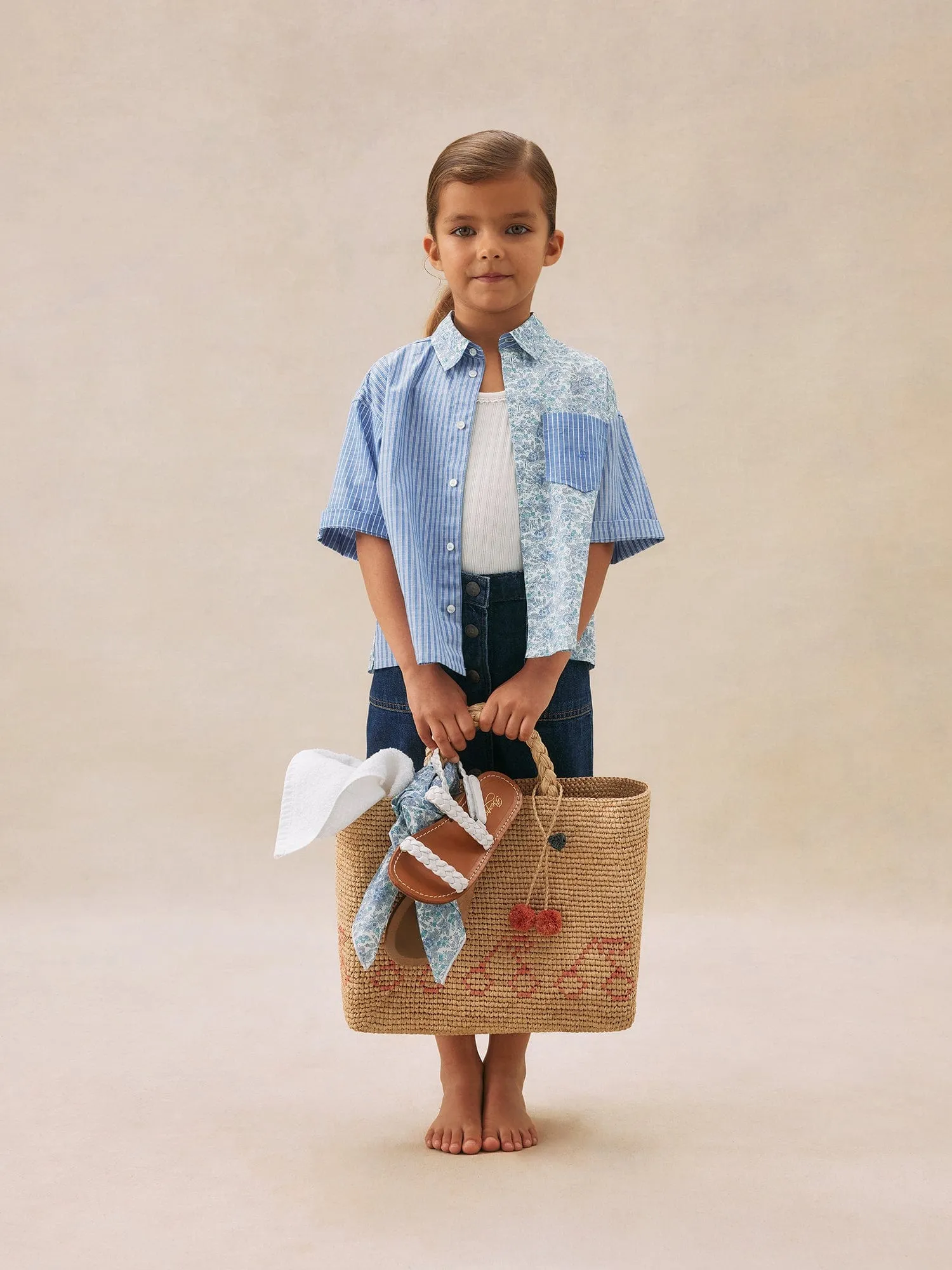 Girls Elyas Blouse in Blue