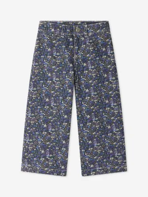 Girls Gersande Wide Leg Jeans in Blue