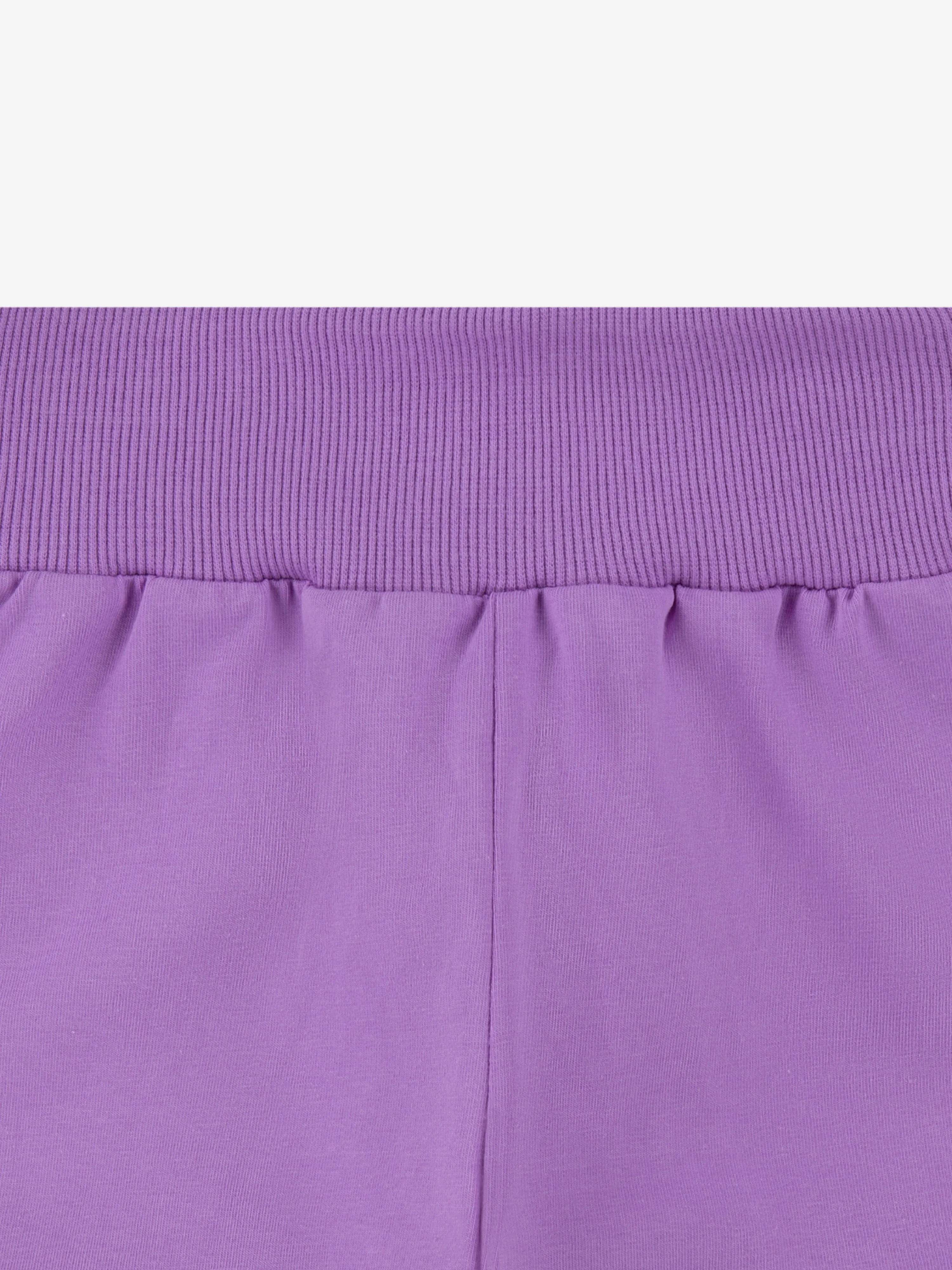 Girls Jersey Shorts in Purple