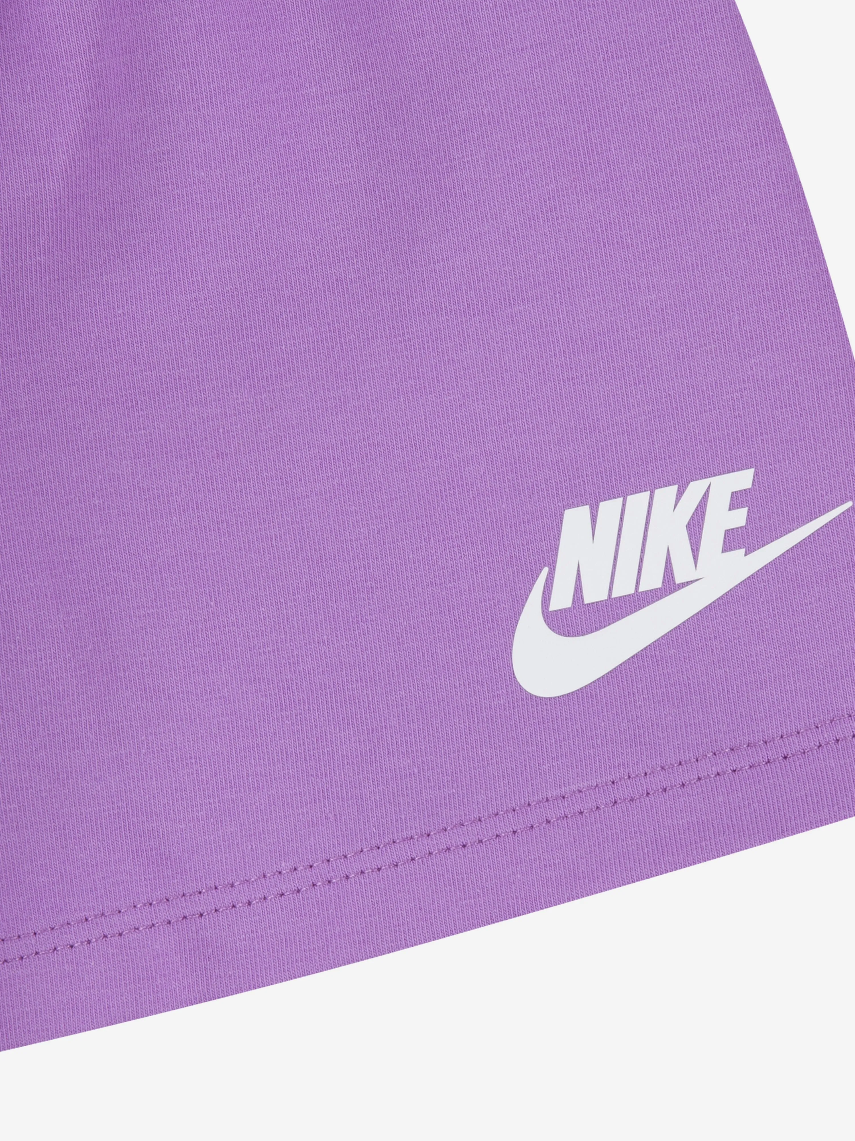 Girls Jersey Shorts in Purple