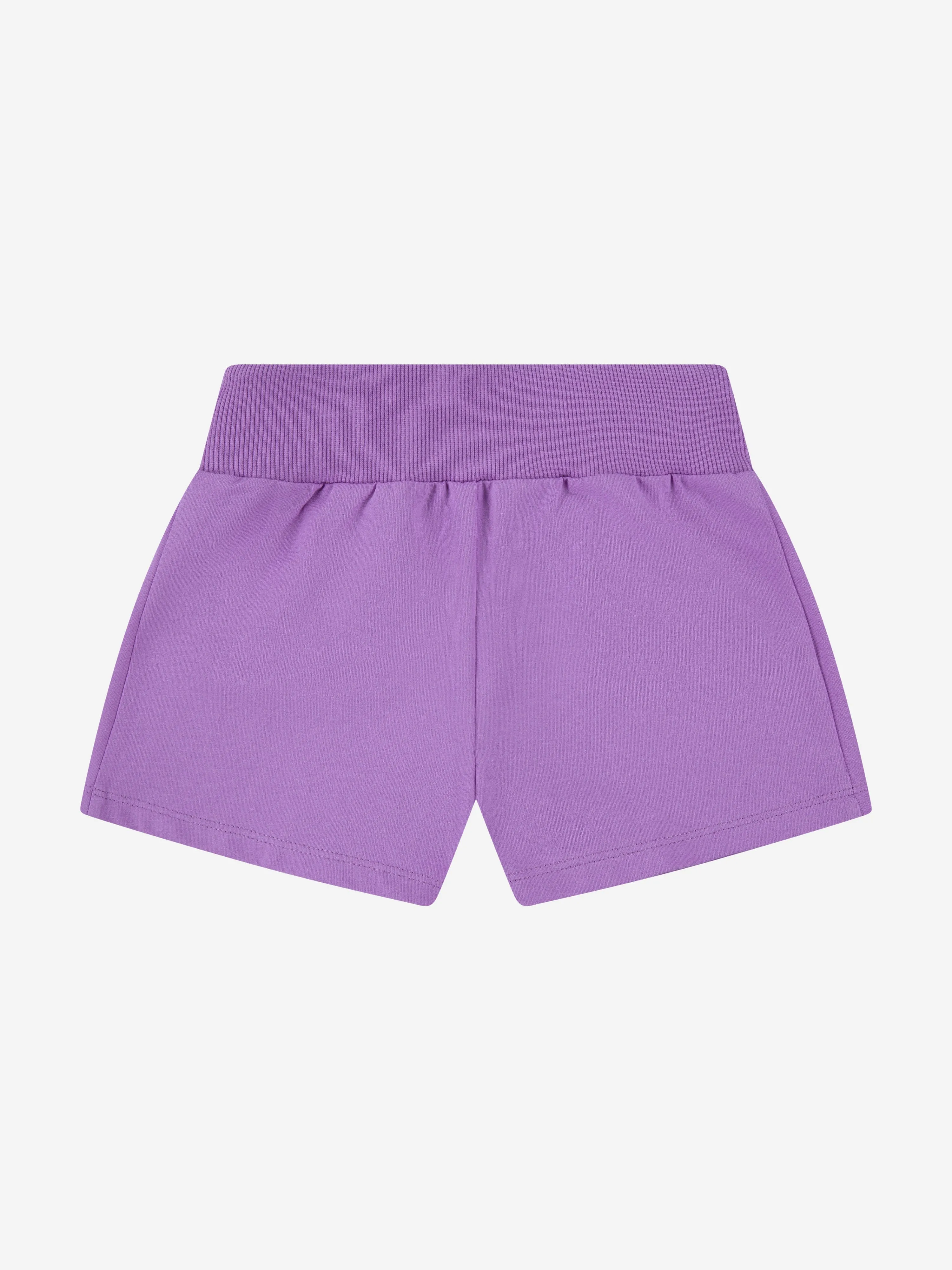 Girls Jersey Shorts in Purple